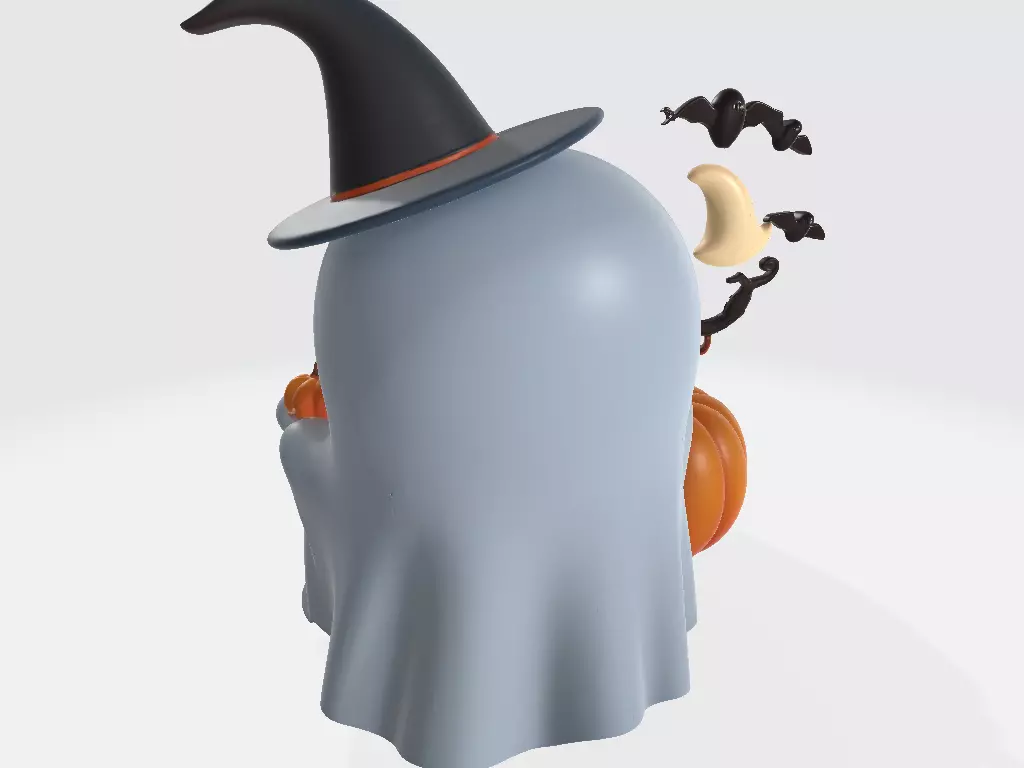 Ghost Model 02 3D print model_2