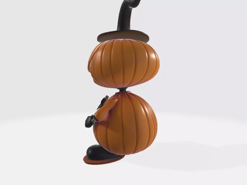 Lord Pumpkin Model 01 3D print model_4
