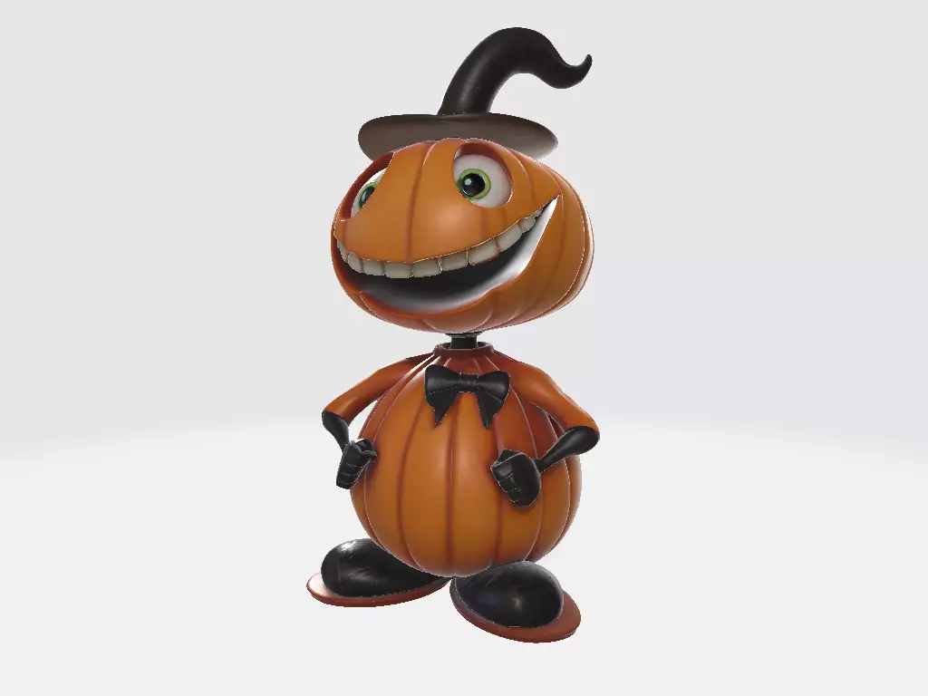Lord Pumpkin Model 01 3D print model_2