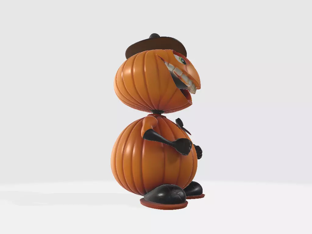 Lord Pumpkin Model 01 3D print model_8