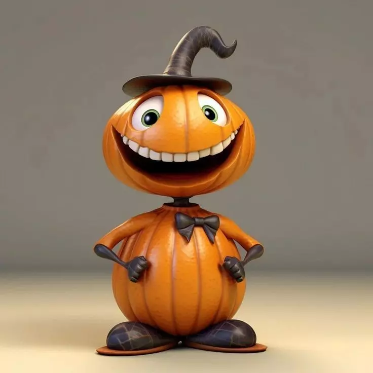 Lord Pumpkin Model 01 3D print model_10