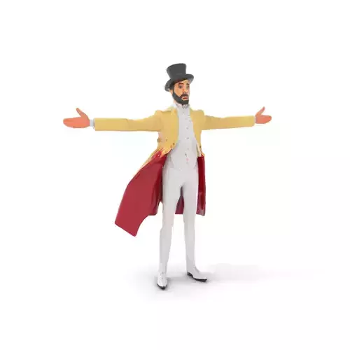 Circus Ringmaster Outfit model pack