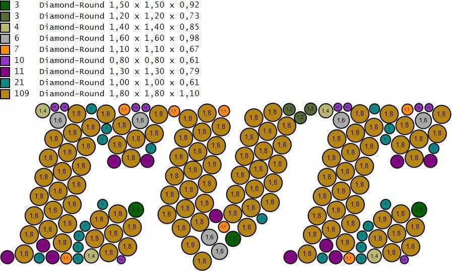 Gold N1533 3D print model_10