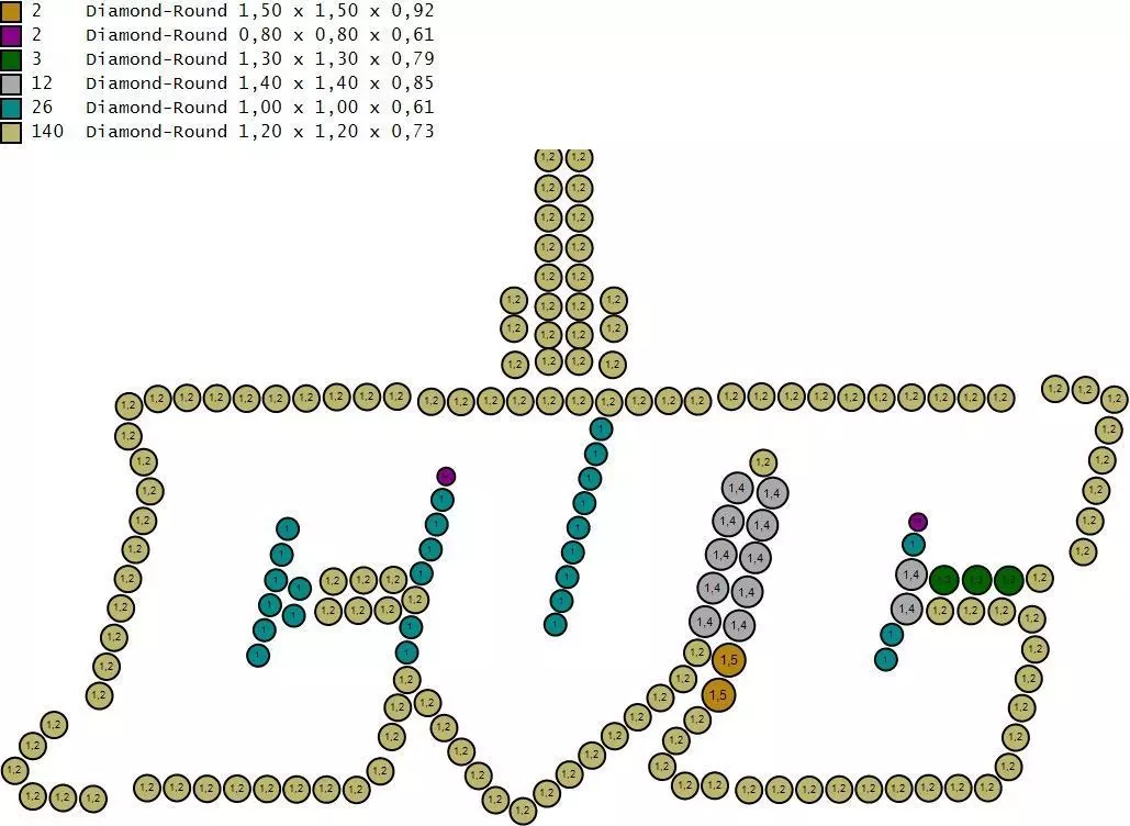 Gold N1533 3D print model_9