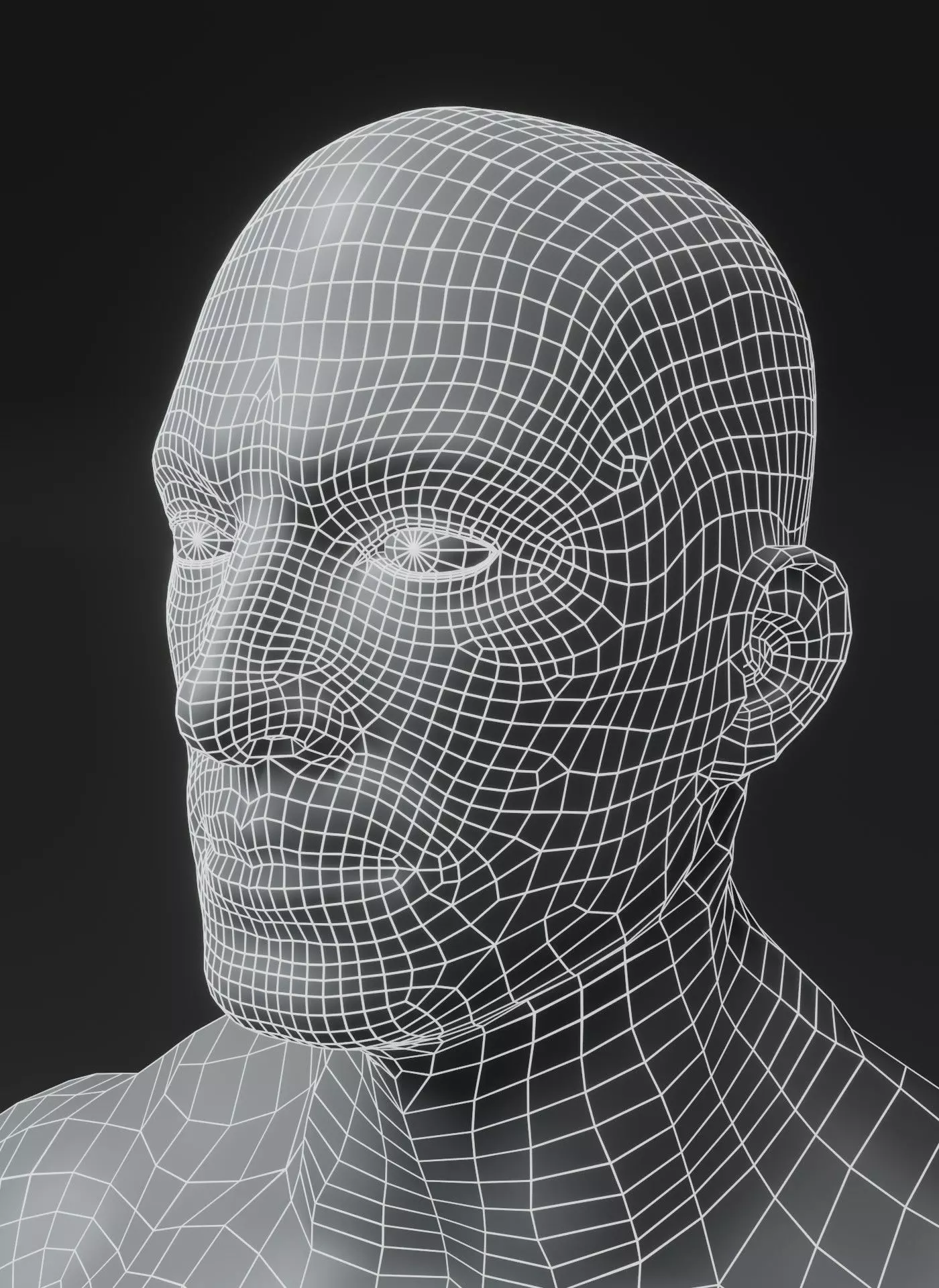 Animated Male Female Body Base Mesh 10K with 76 Sound Effects Low-poly 3D model_27