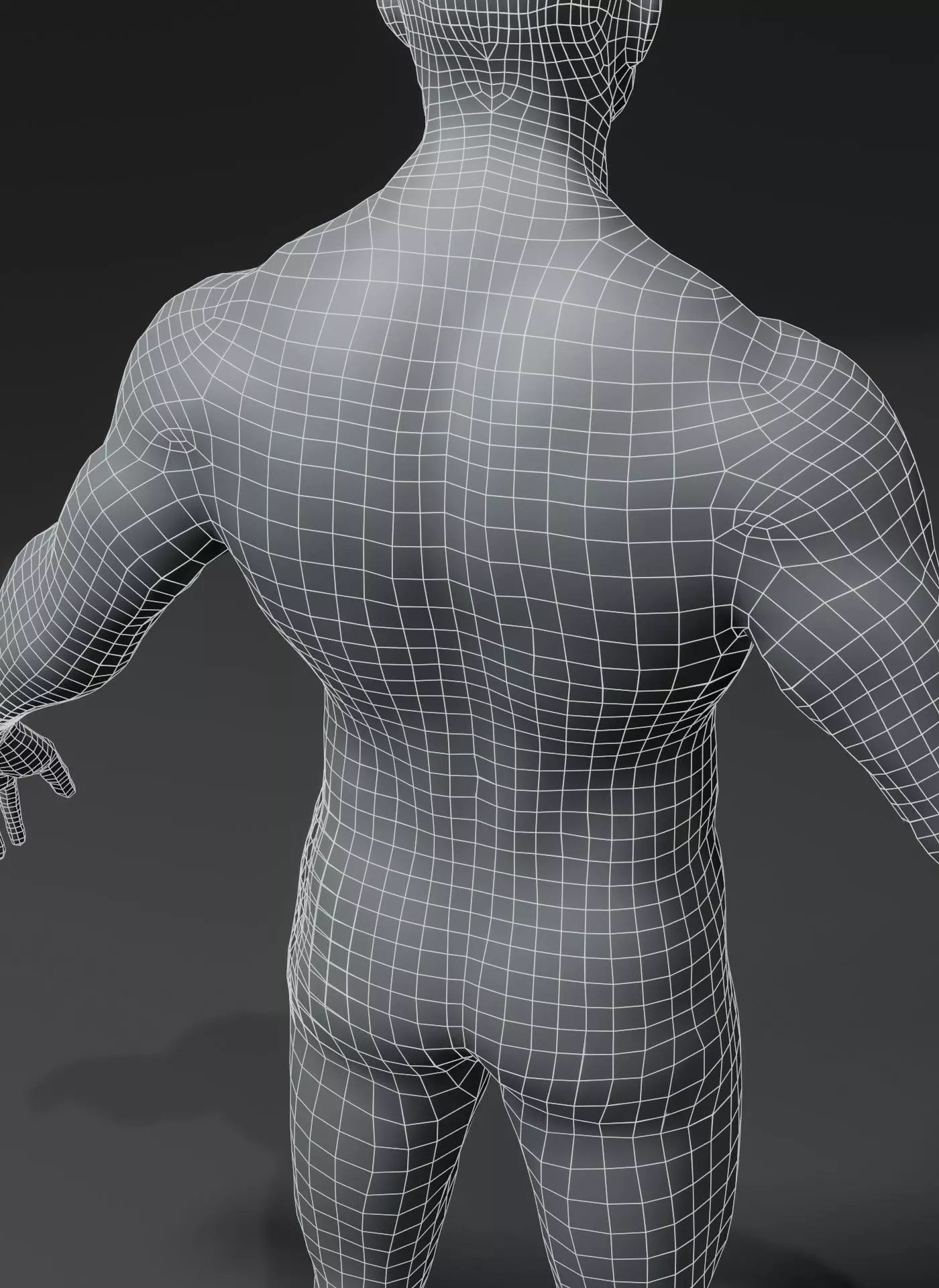 Animated Male Female Body Base Mesh 10K with 76 Sound Effects Low-poly 3D model_41