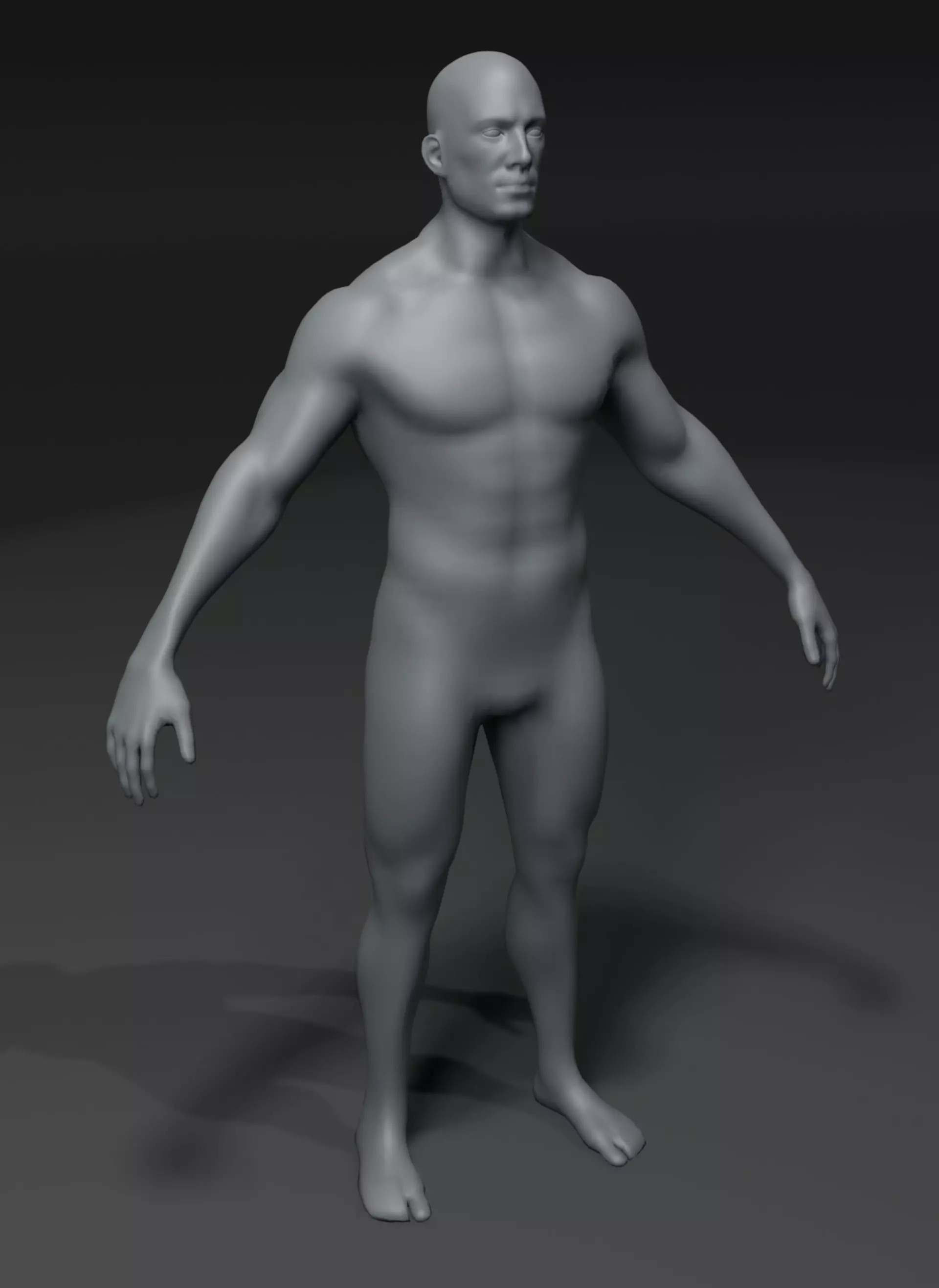 Animated Male Female Body Base Mesh 10K with 76 Sound Effects Low-poly 3D model_24