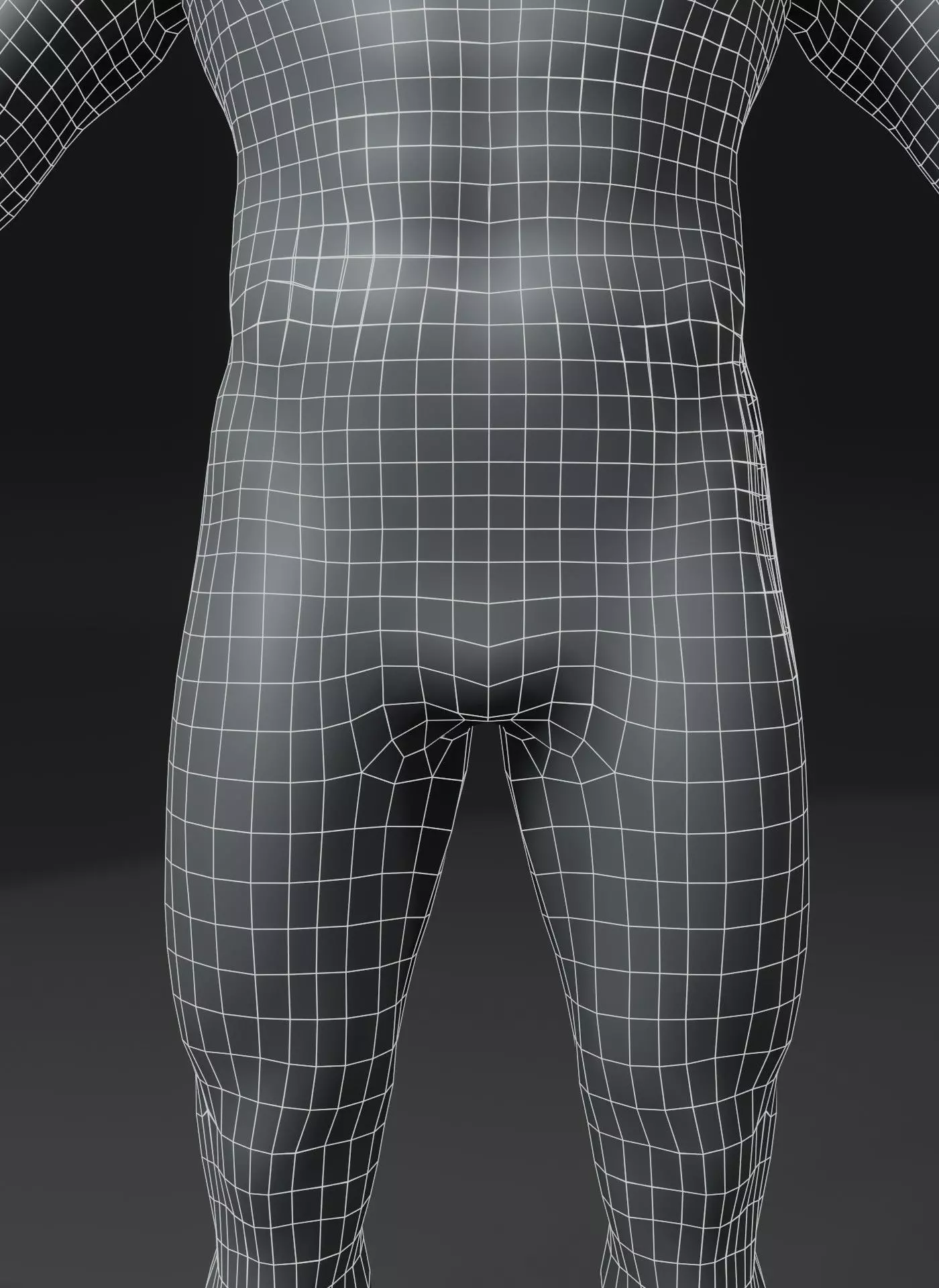 Animated Male Female Body Base Mesh 10K with 76 Sound Effects Low-poly 3D model_46