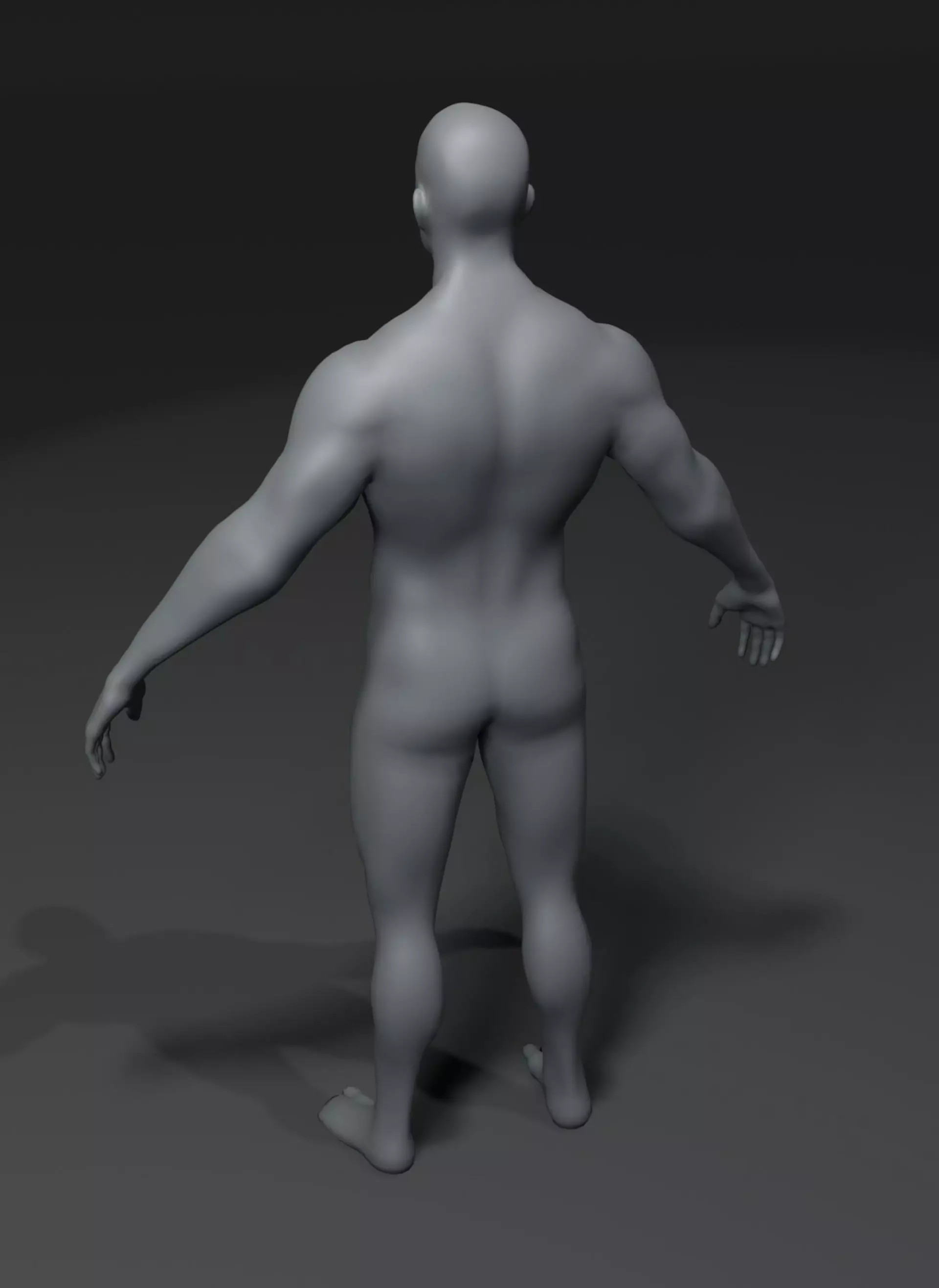 Animated Male Female Body Base Mesh 10K with 76 Sound Effects Low-poly 3D model_30