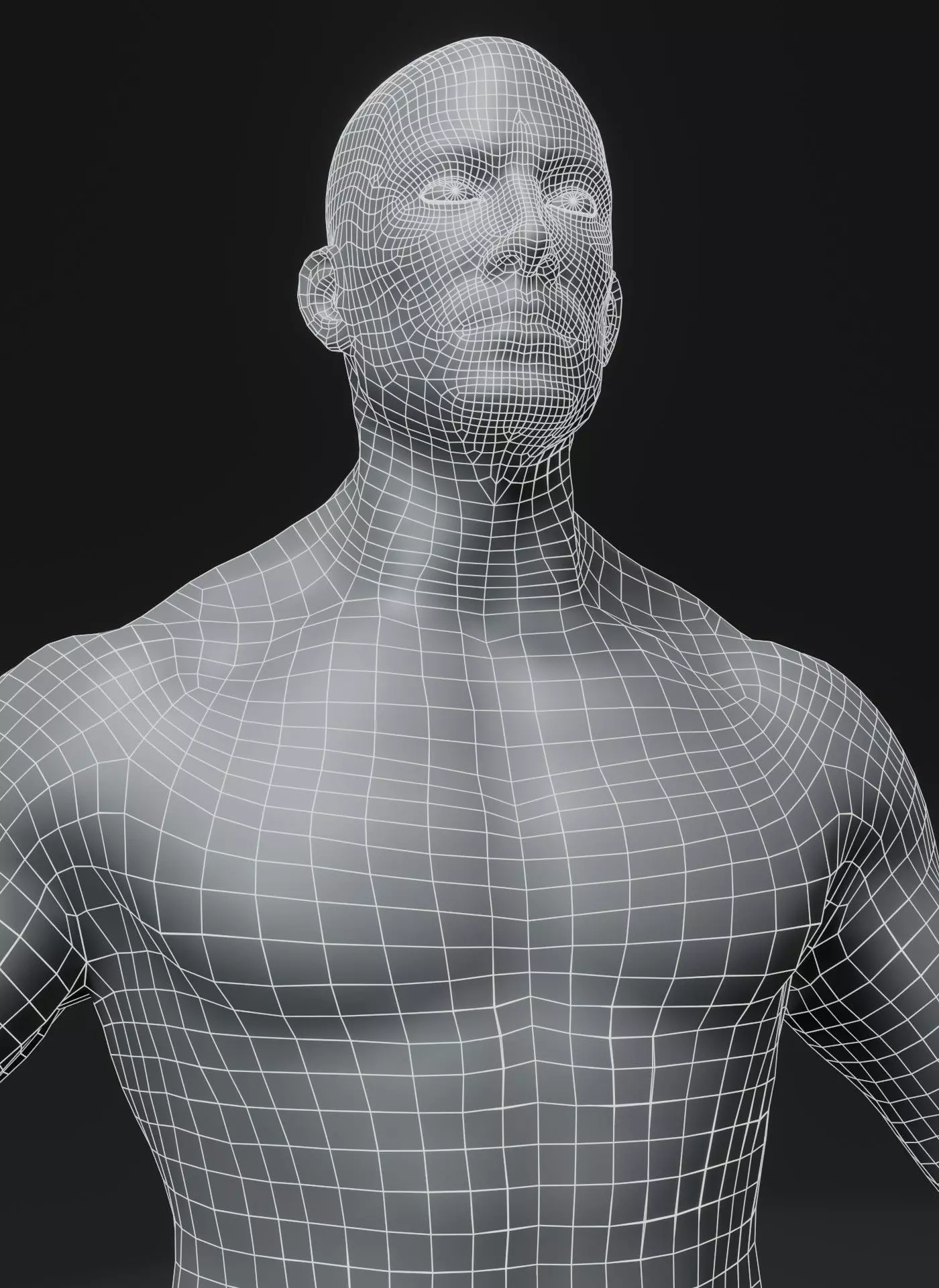 Animated Male Female Body Base Mesh 10K with 76 Sound Effects Low-poly 3D model_48