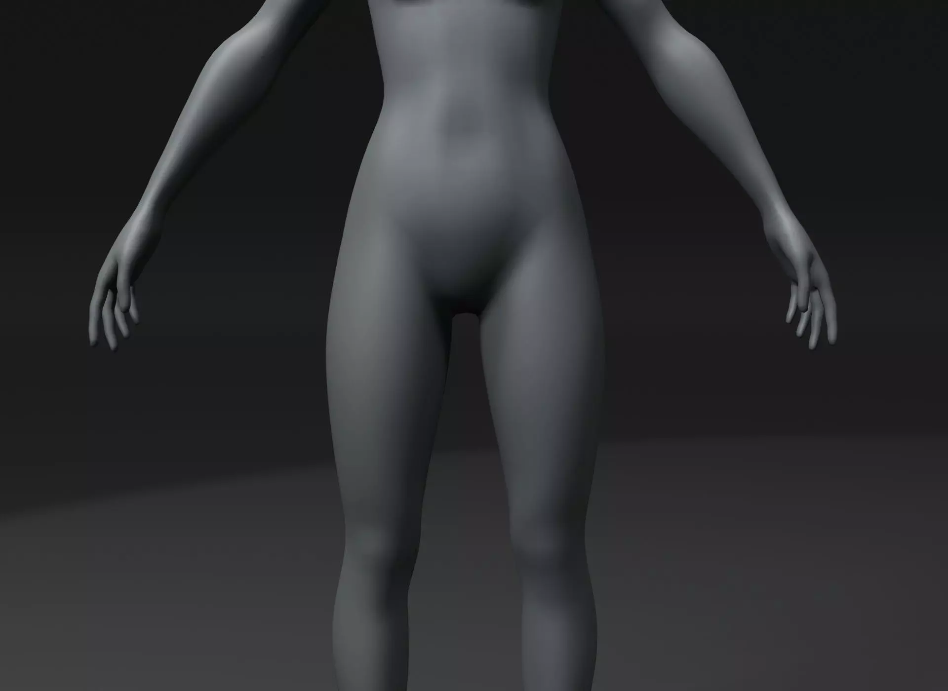 Animated Male Female Body Base Mesh 10K with 76 Sound Effects Low-poly 3D model_5
