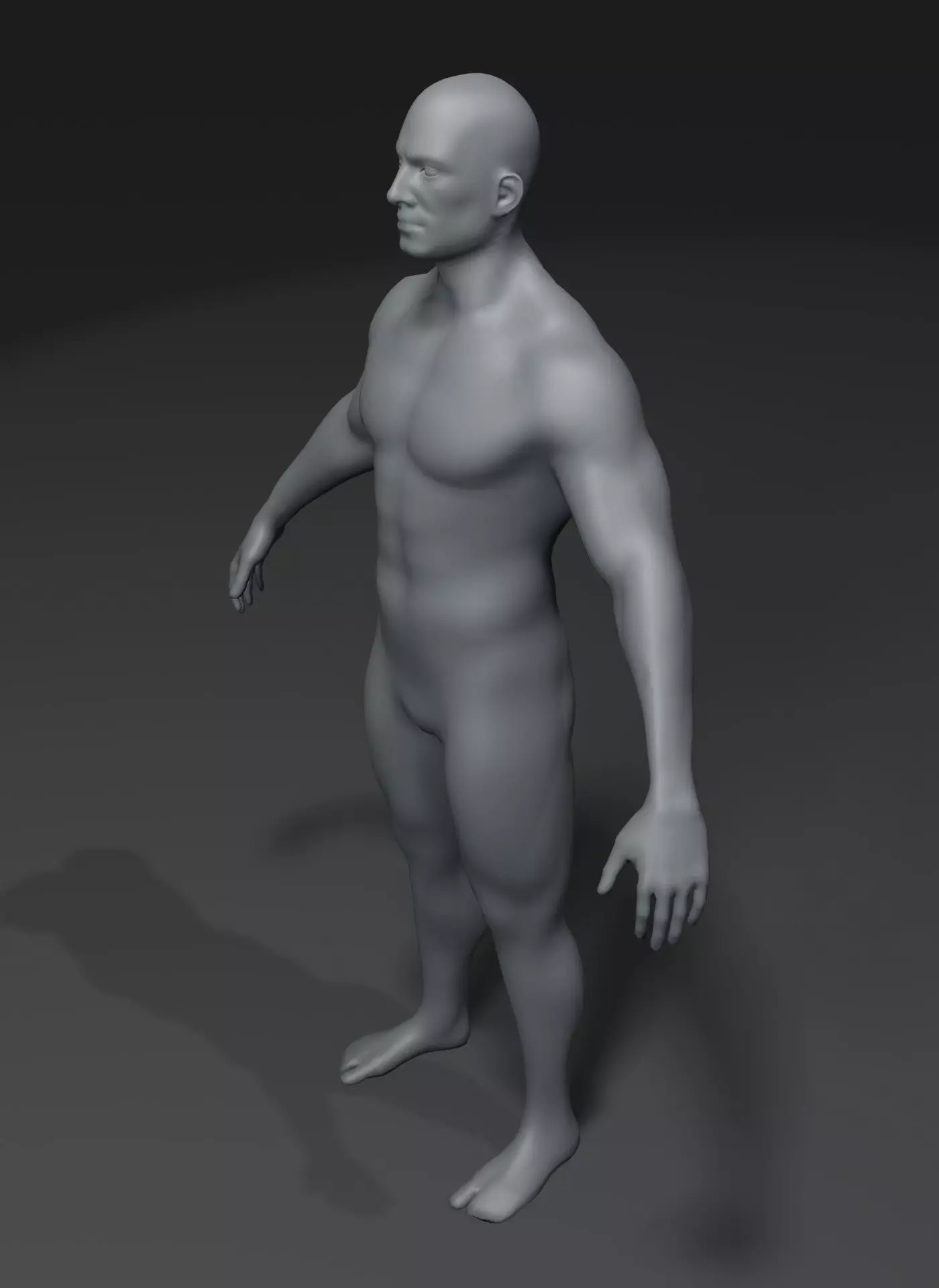 Animated Male Female Body Base Mesh 10K with 76 Sound Effects Low-poly 3D model_31