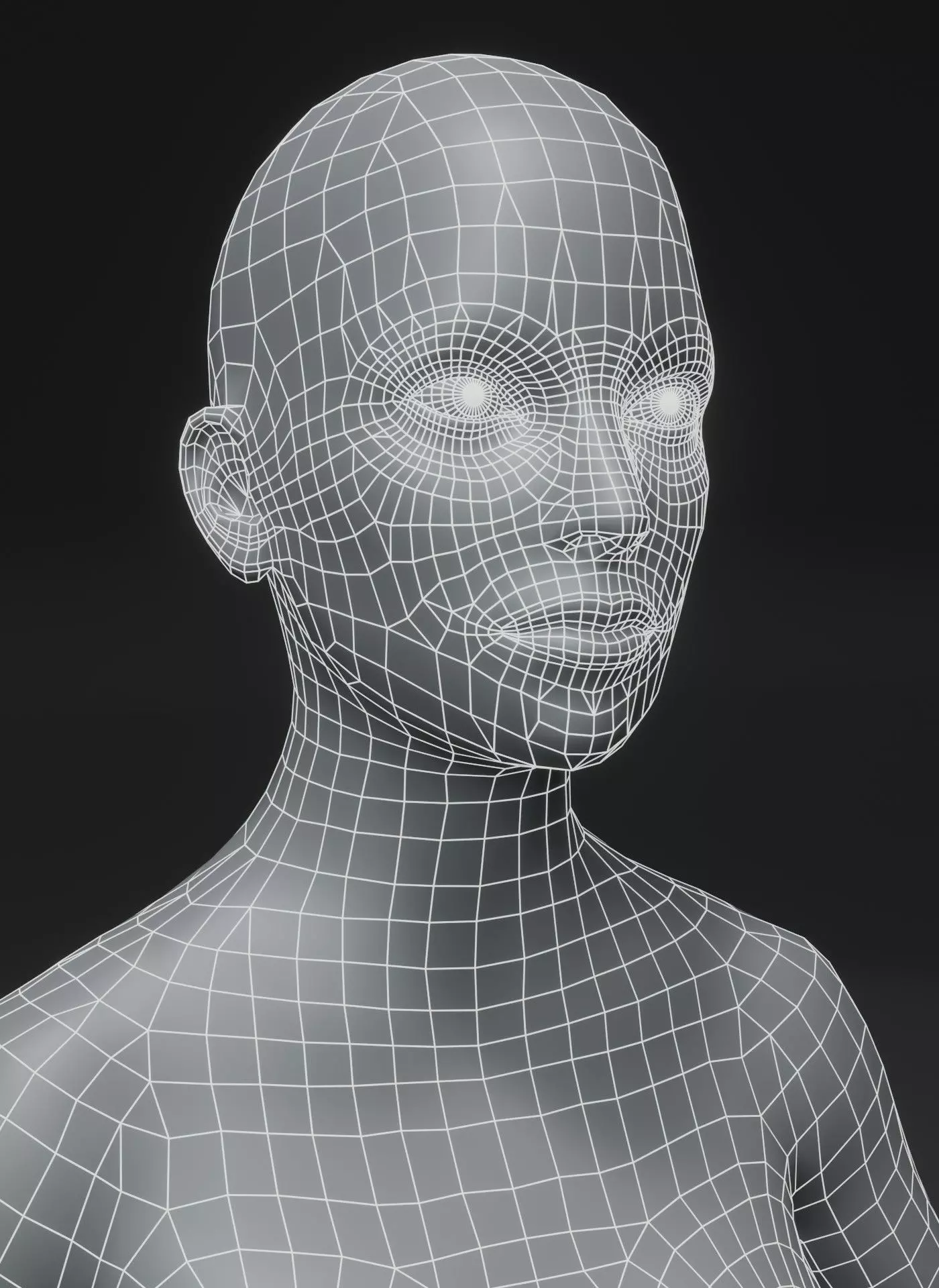 Animated Male Female Body Base Mesh 10K with 76 Sound Effects Low-poly 3D model_13