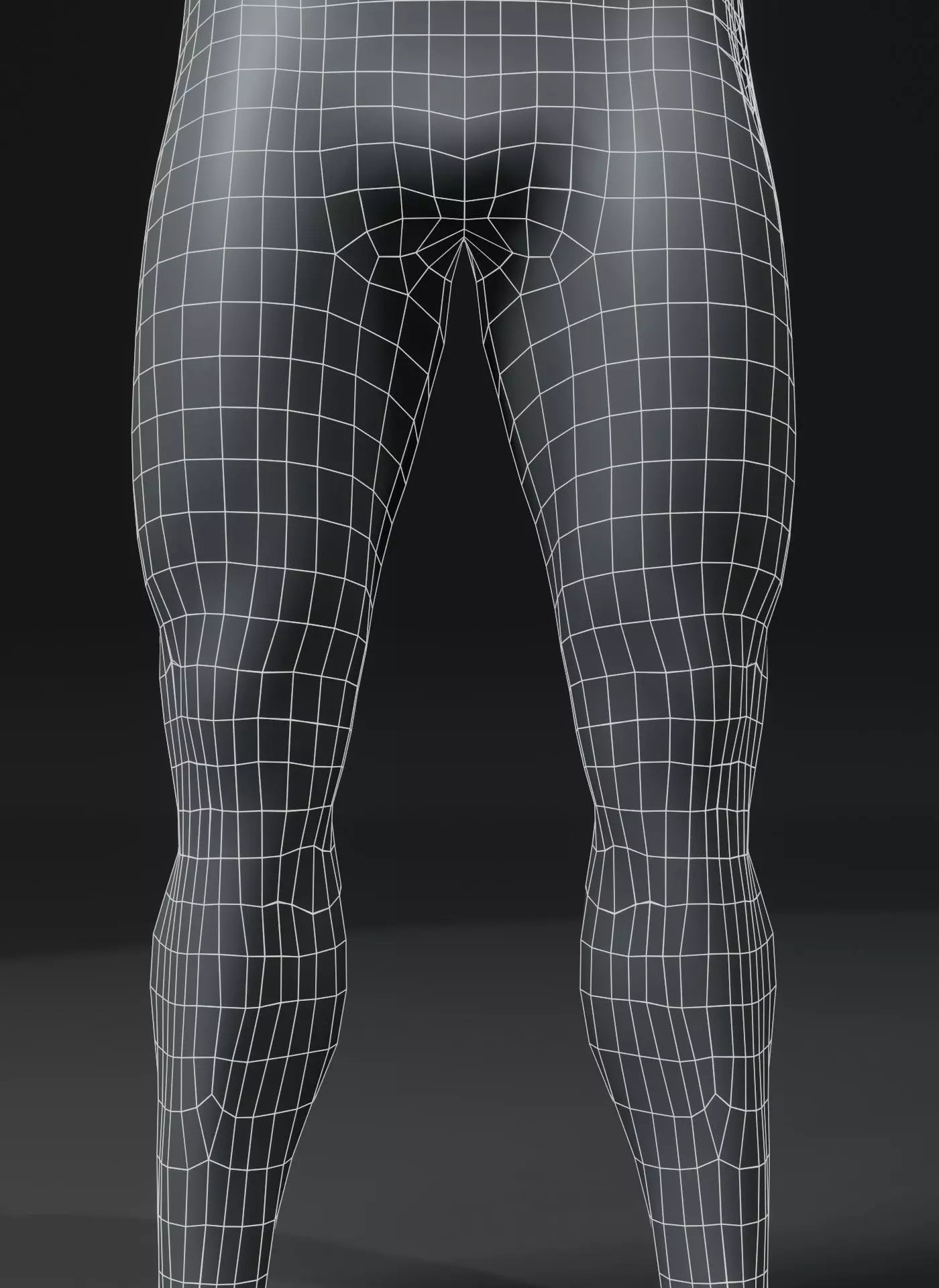 Animated Male Female Body Base Mesh 10K with 76 Sound Effects Low-poly 3D model_47