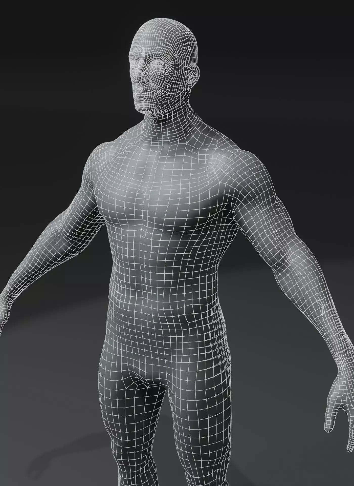 Animated Male Female Body Base Mesh 10K with 76 Sound Effects Low-poly 3D model_34