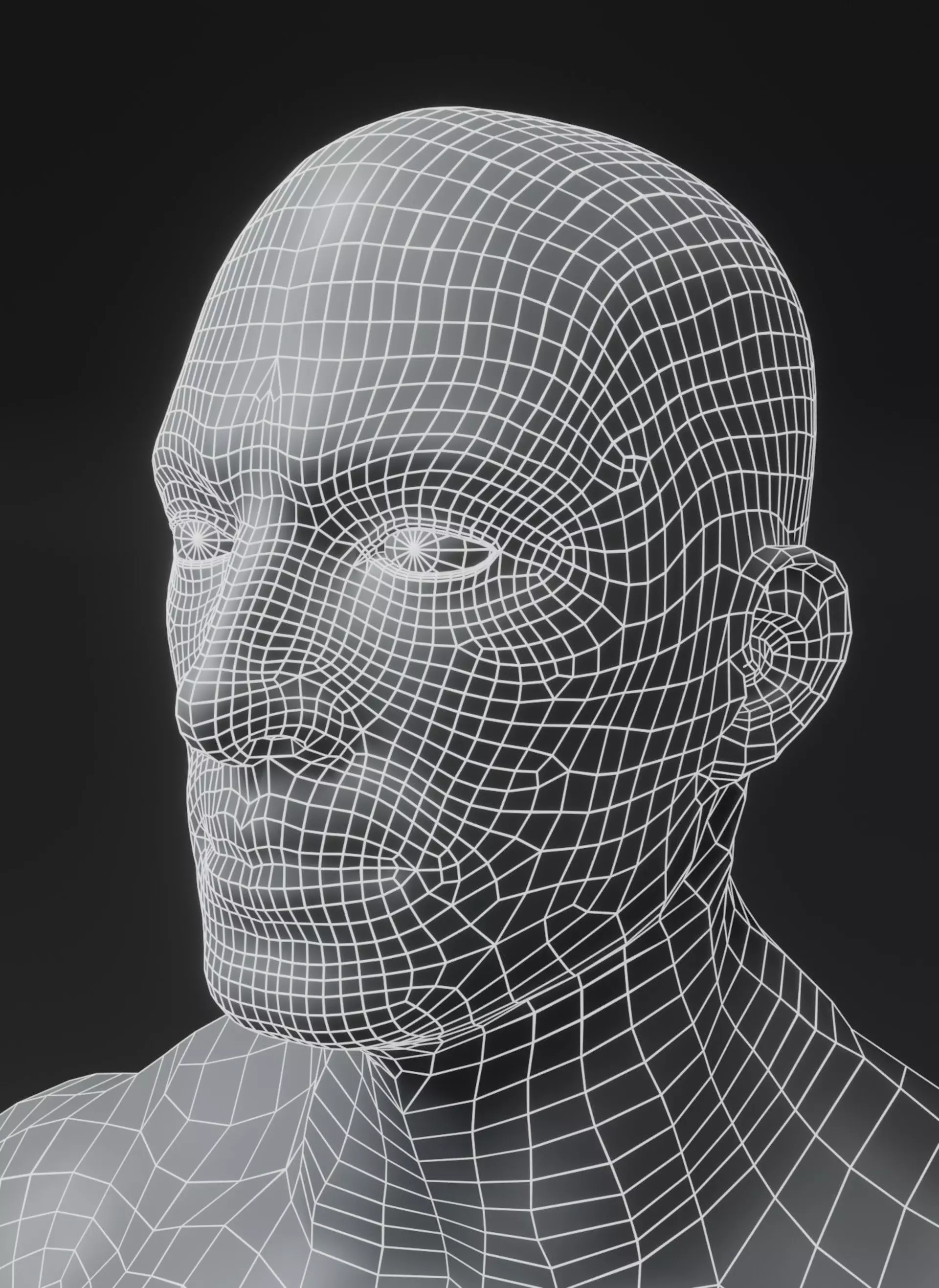 Animated Male Female Body Base Mesh 10K with 76 Sound Effects Low-poly 3D model_28