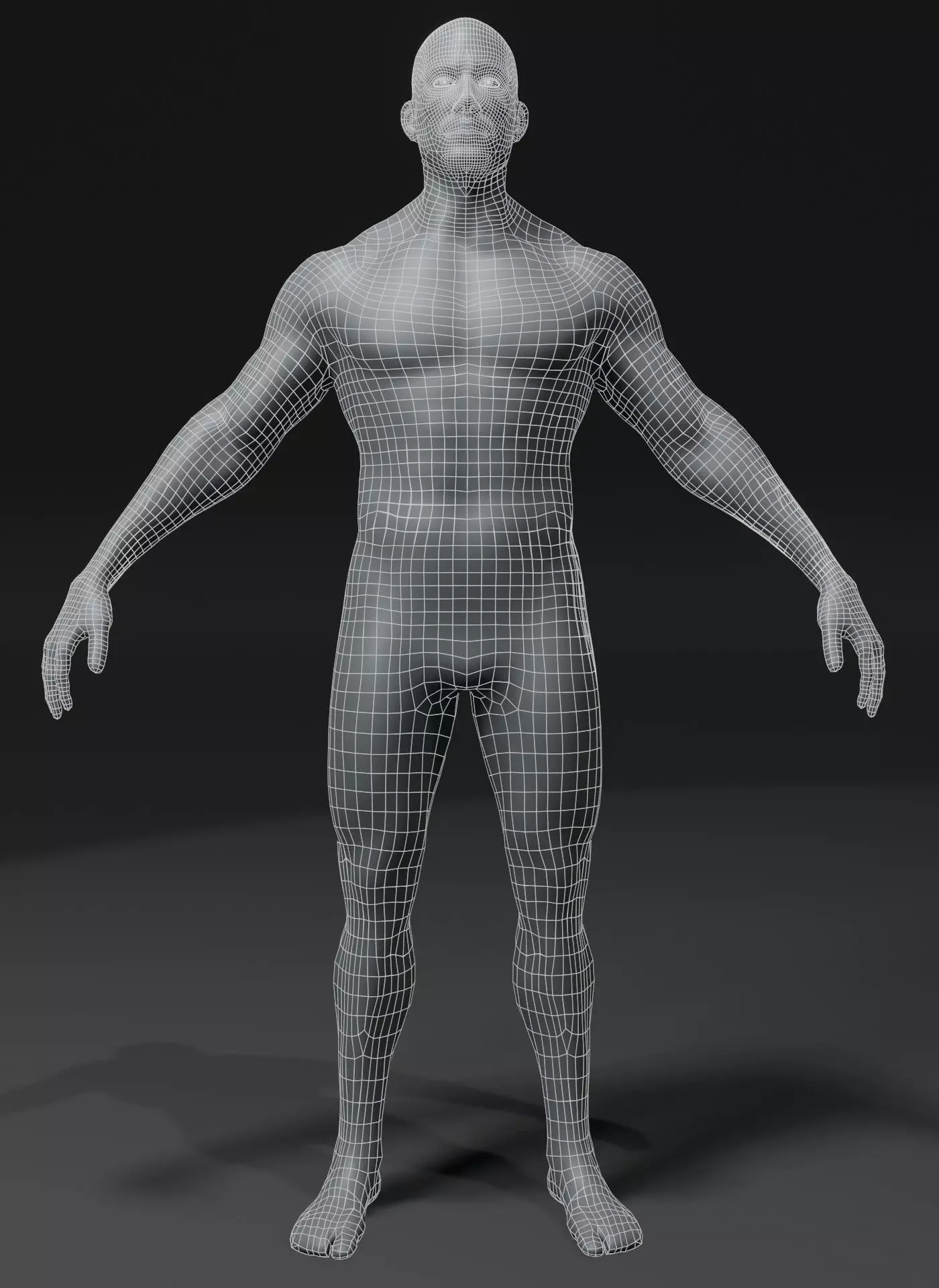 Animated Male Female Body Base Mesh 10K with 76 Sound Effects Low-poly 3D model_44