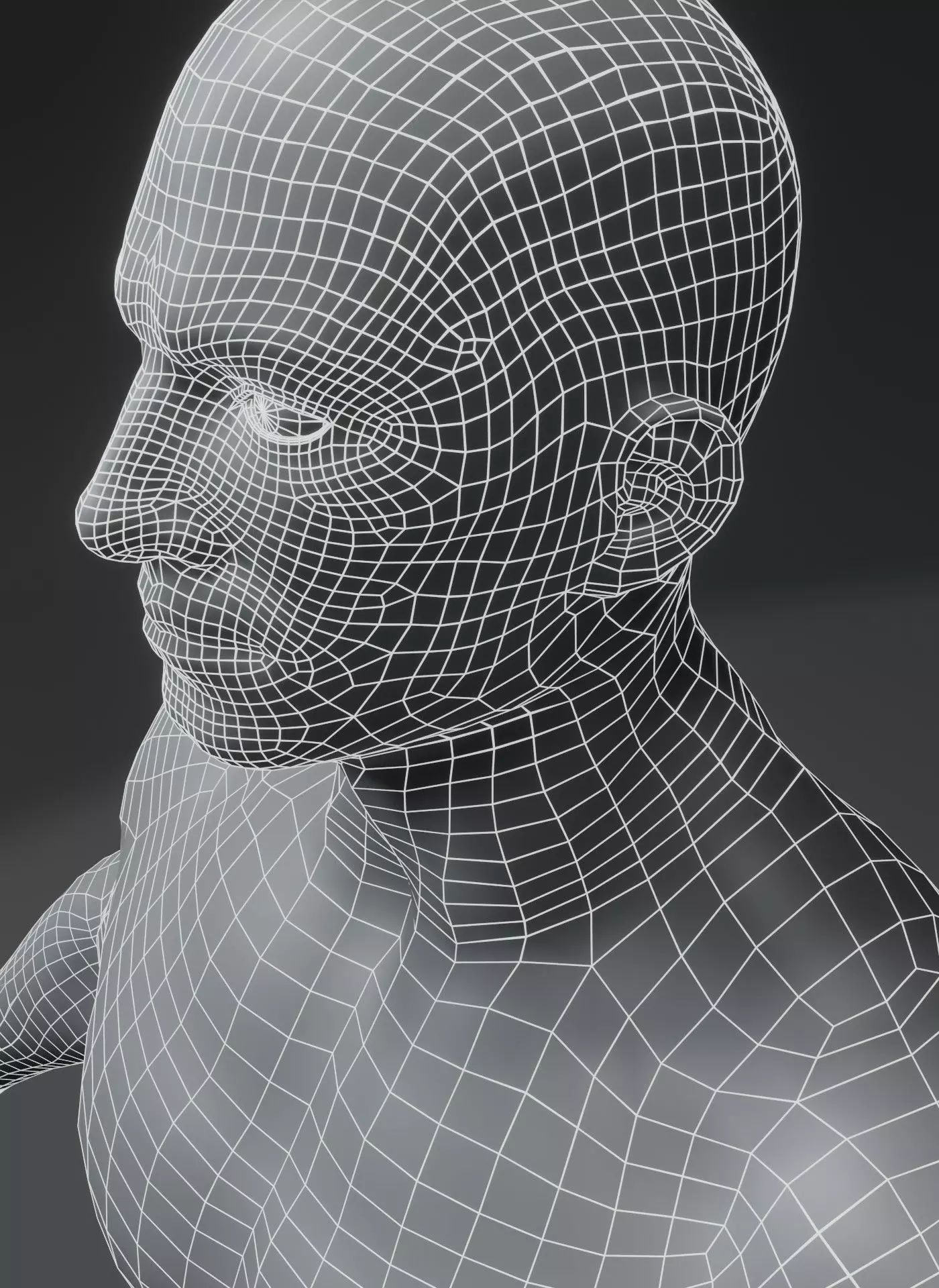 Animated Male Female Body Base Mesh 10K with 76 Sound Effects Low-poly 3D model_40