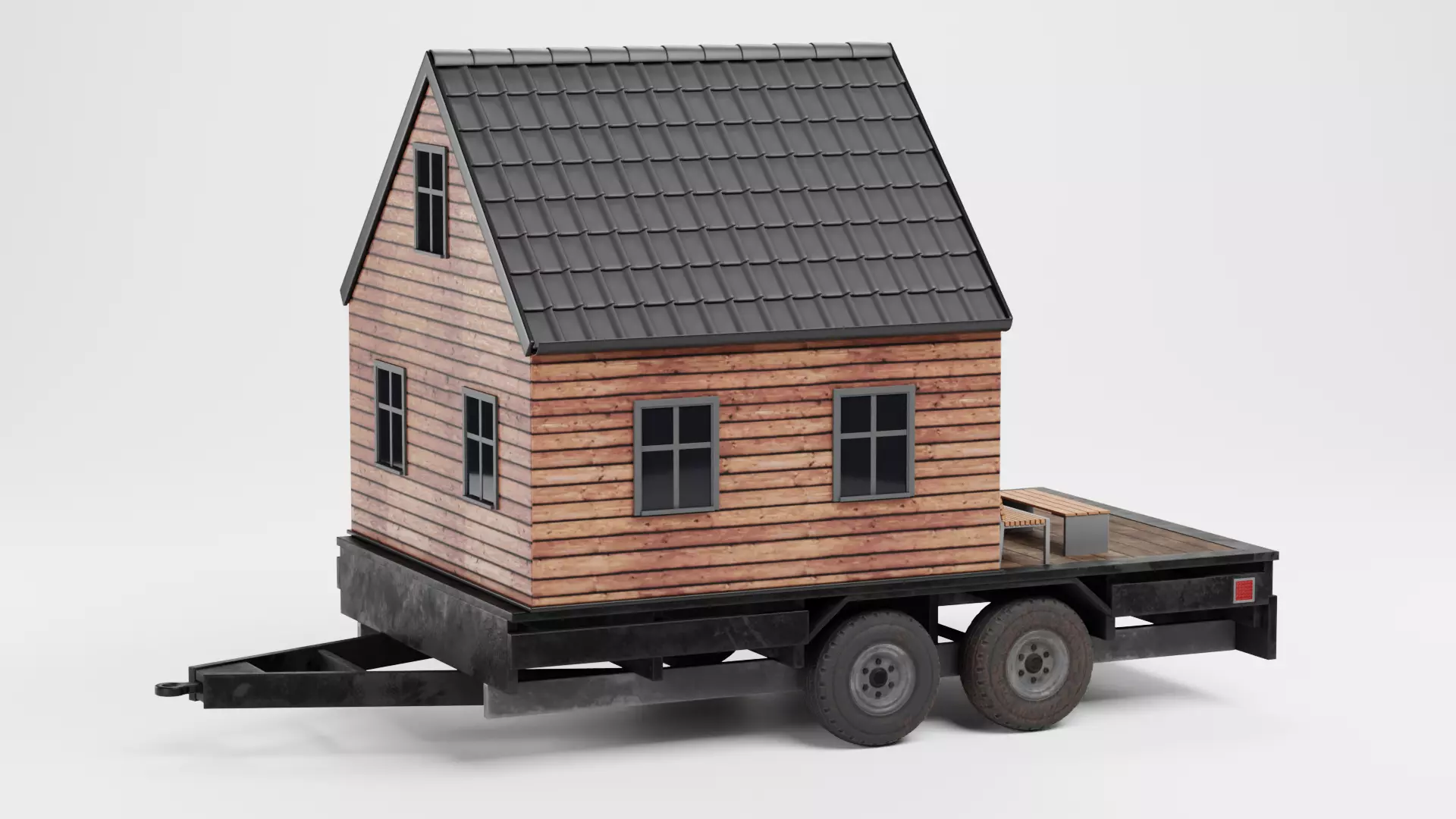 -Tiny Houses- Low-poly 3D model_9