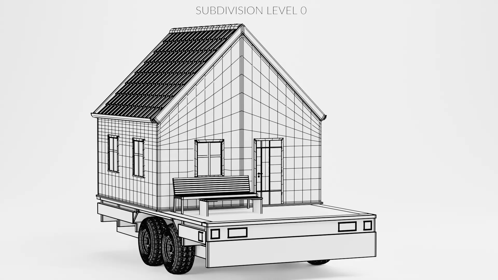 -Tiny Houses- Low-poly 3D model_32