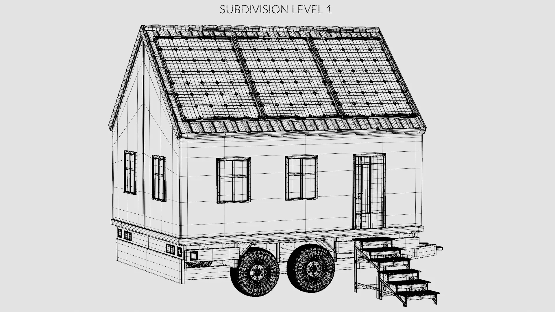-Tiny Houses- Low-poly 3D model_35
