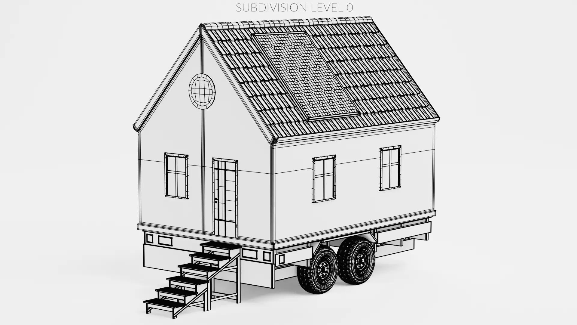 -Tiny Houses- Low-poly 3D model_38