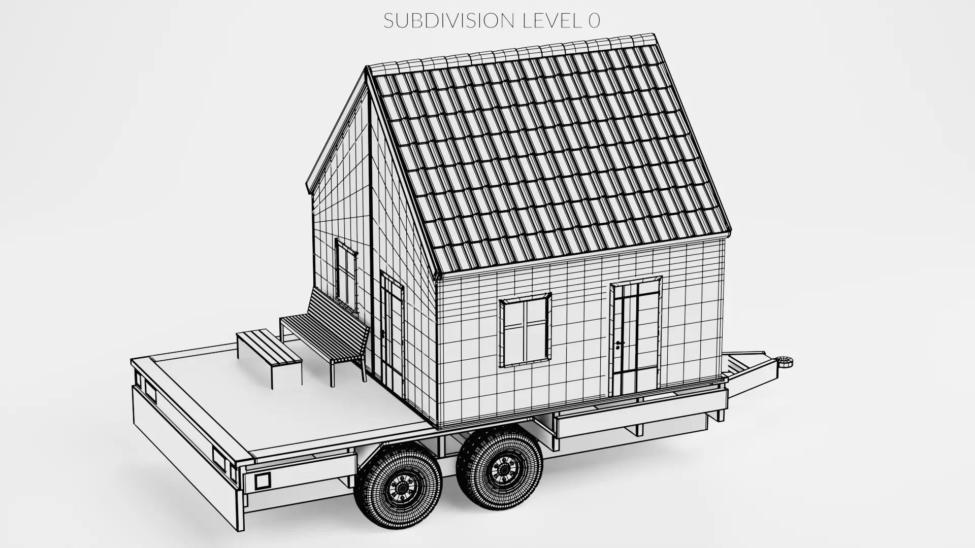 -Tiny Houses- Low-poly 3D model_30