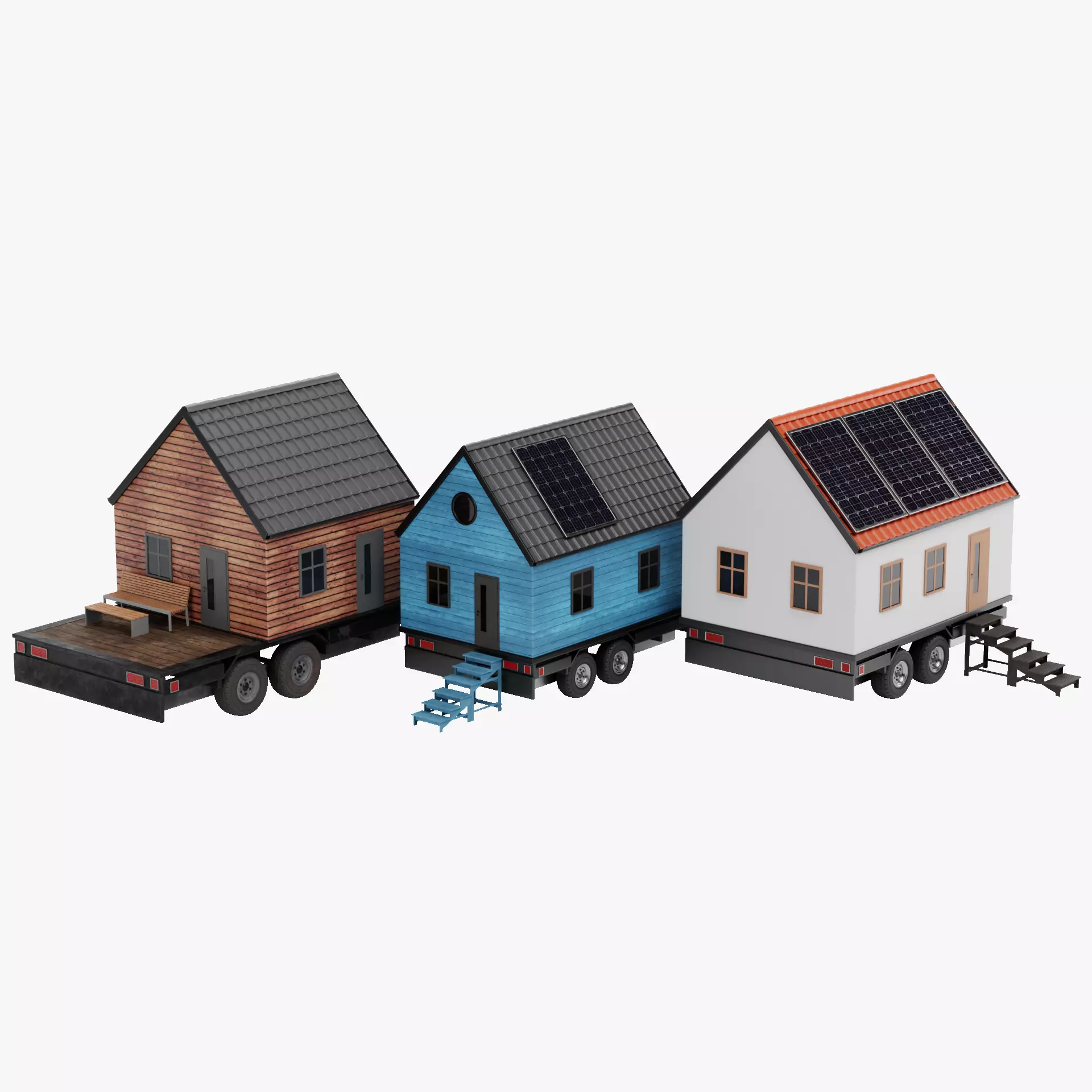 -Tiny Houses- Low-poly 3D model_42