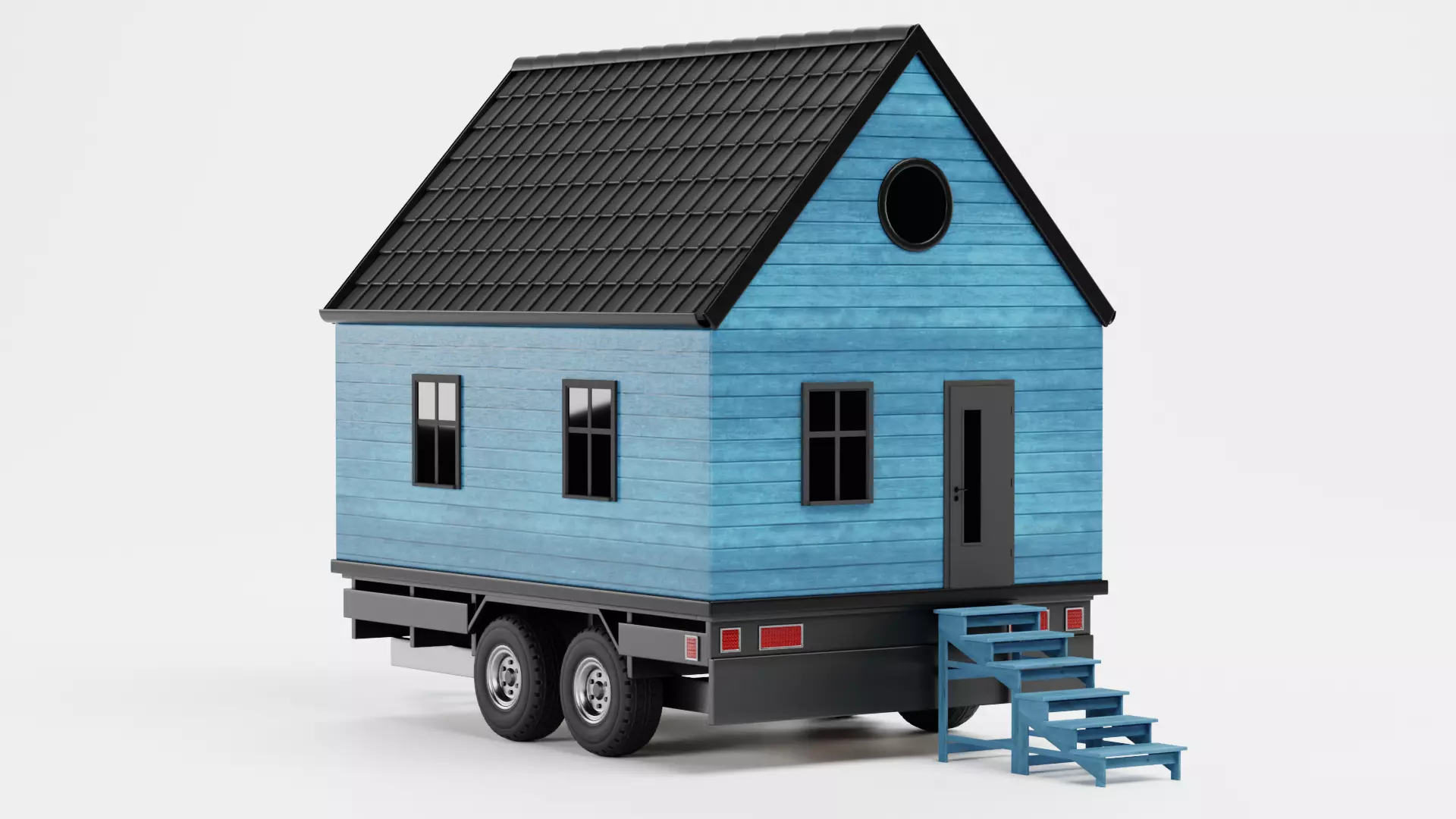-Tiny Houses- Low-poly 3D model_23