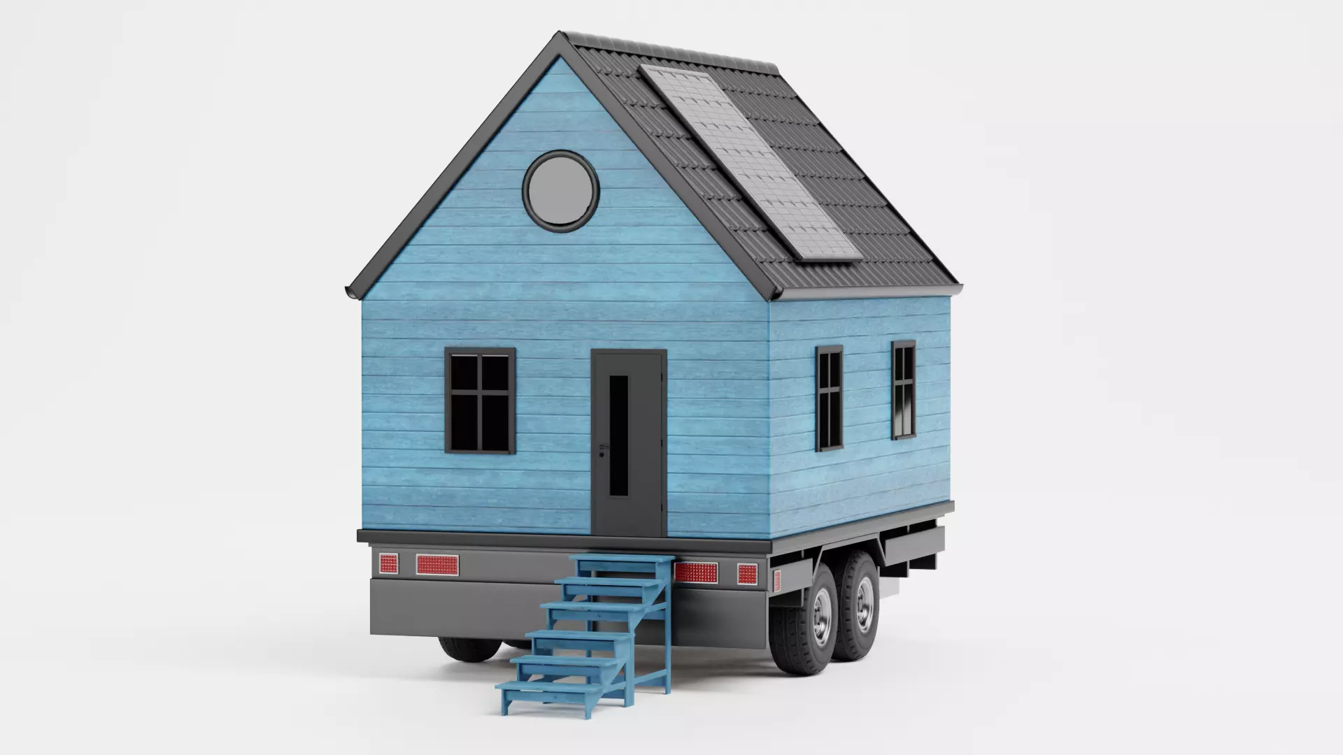 -Tiny Houses- Low-poly 3D model_22