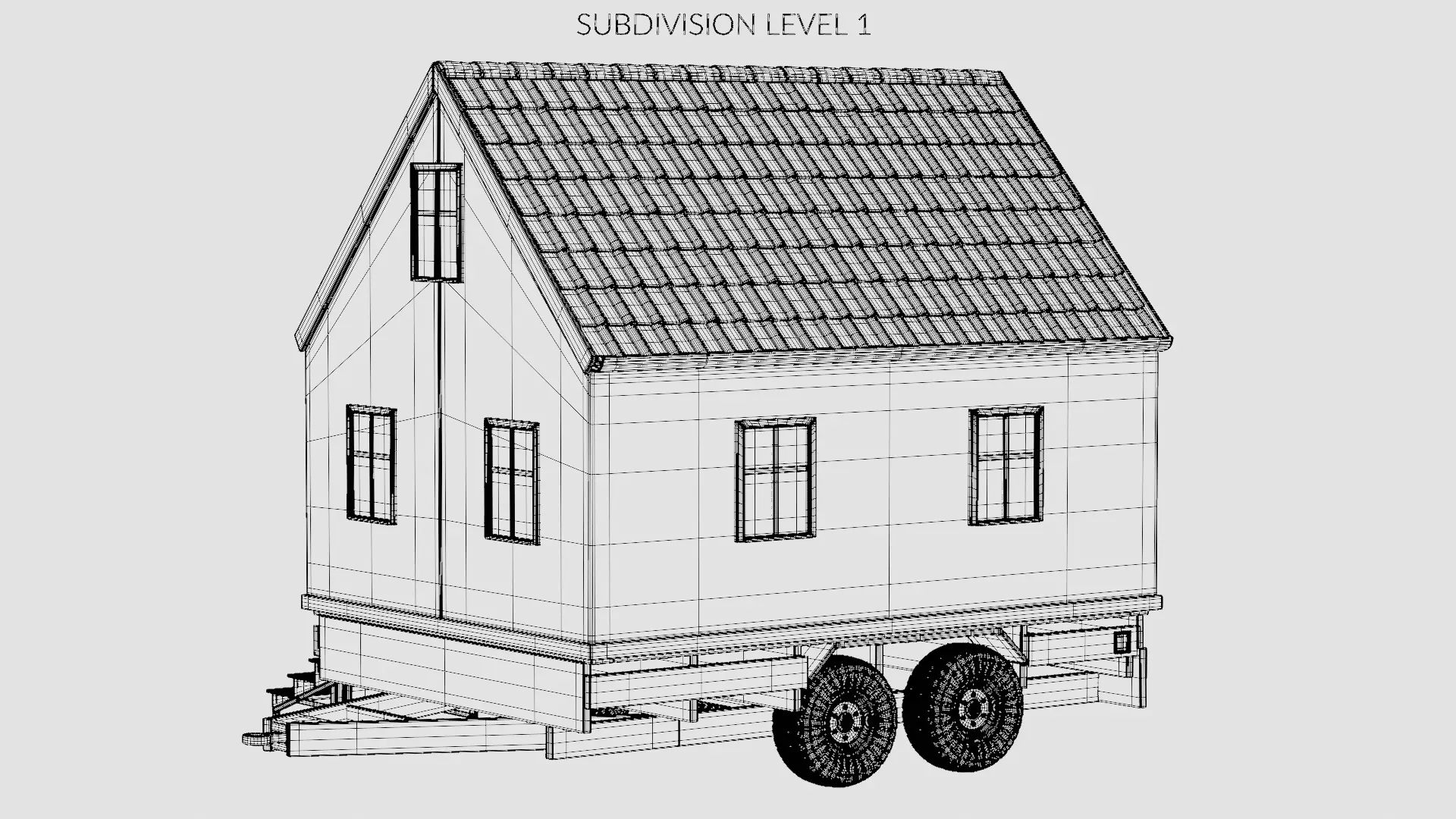 -Tiny Houses- Low-poly 3D model_37