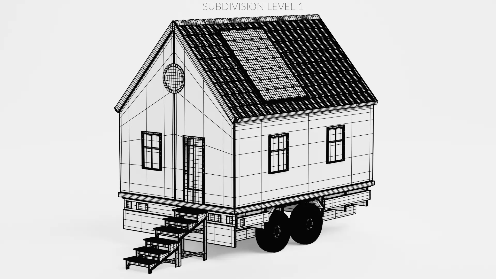 -Tiny Houses- Low-poly 3D model_39
