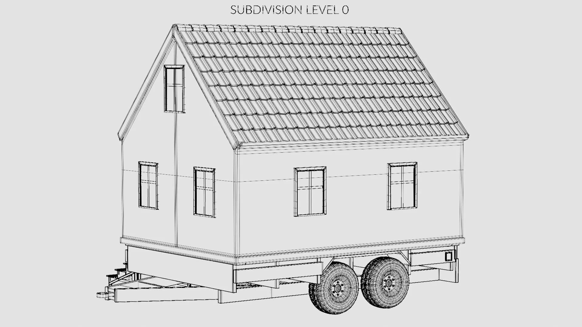 -Tiny Houses- Low-poly 3D model_36