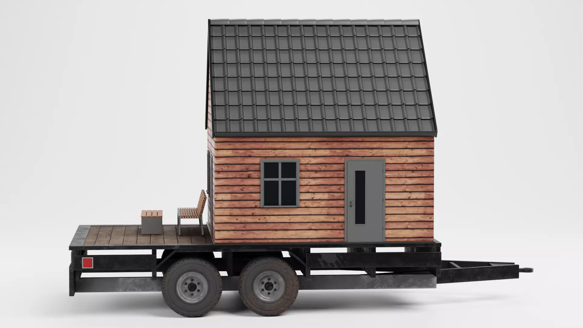 -Tiny Houses- Low-poly 3D model_6