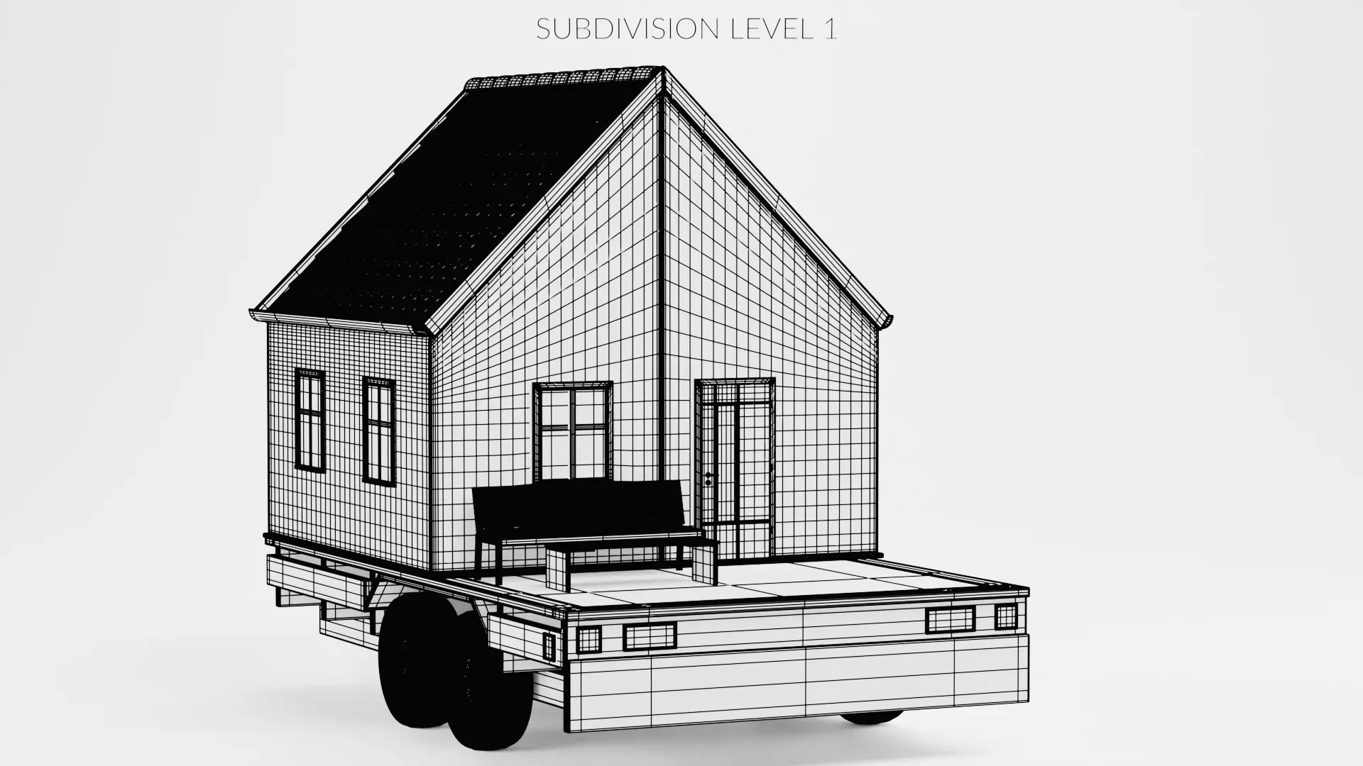 -Tiny Houses- Low-poly 3D model_33