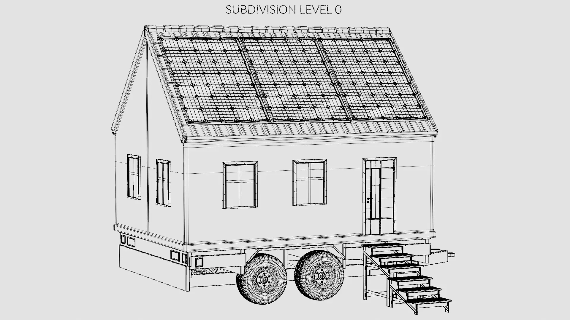 -Tiny Houses- Low-poly 3D model_34