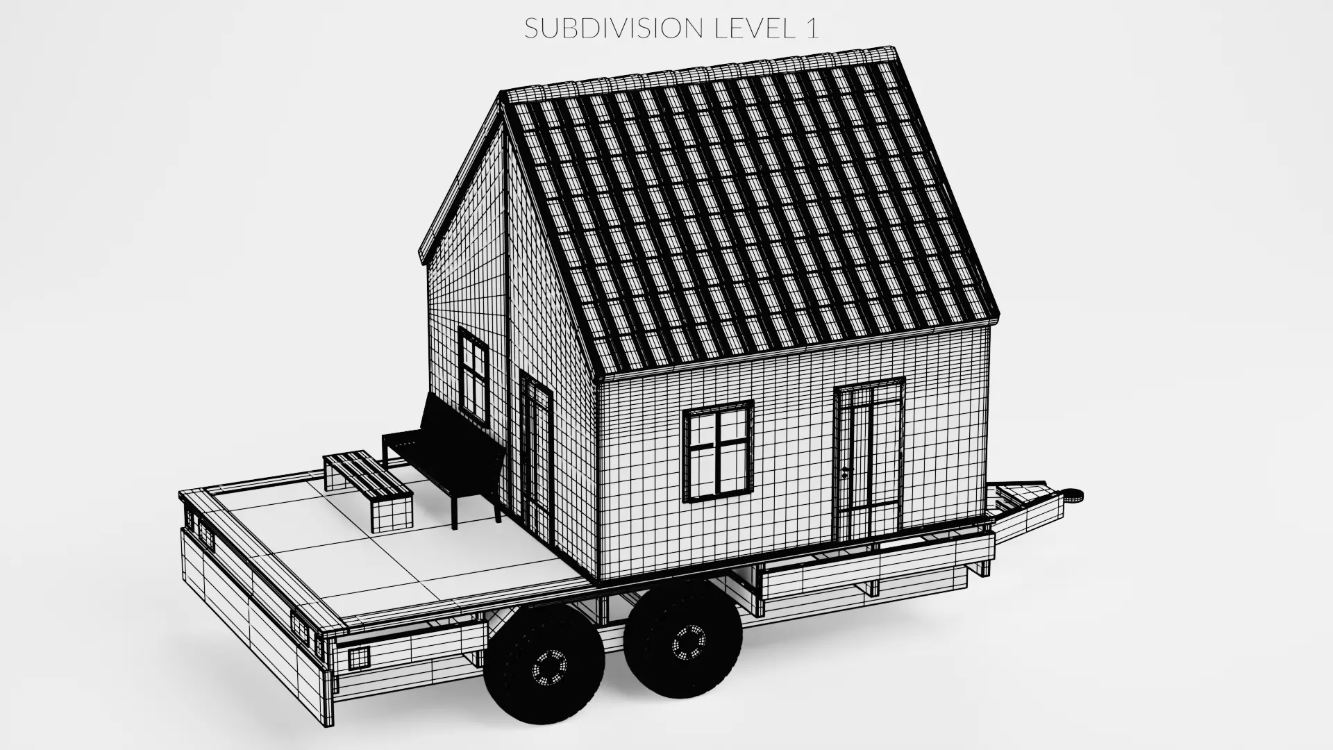 -Tiny Houses- Low-poly 3D model_31