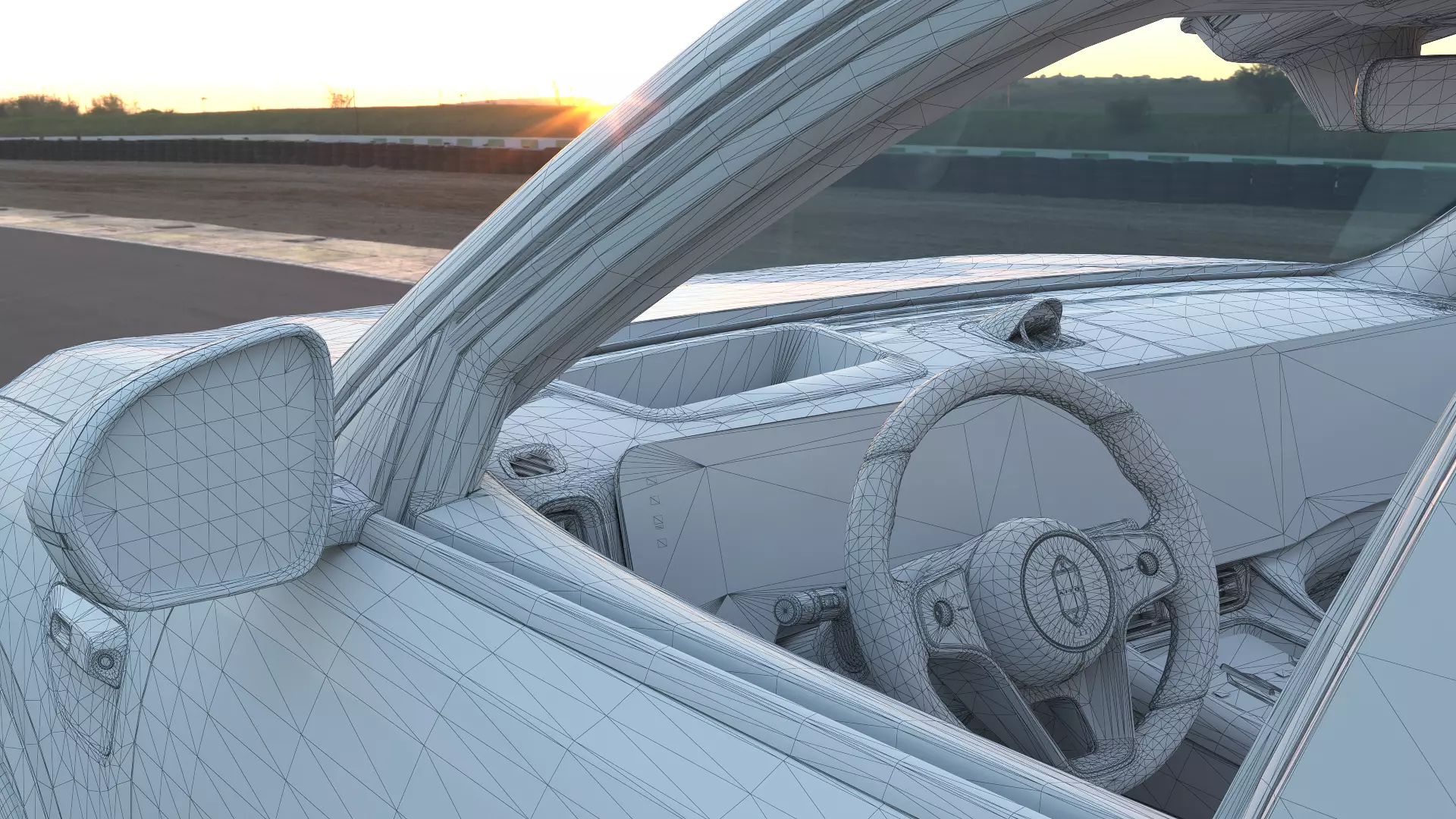 2026 Huawei HIMA Aiot M8 Ultra with interior Low-poly 3D model_18