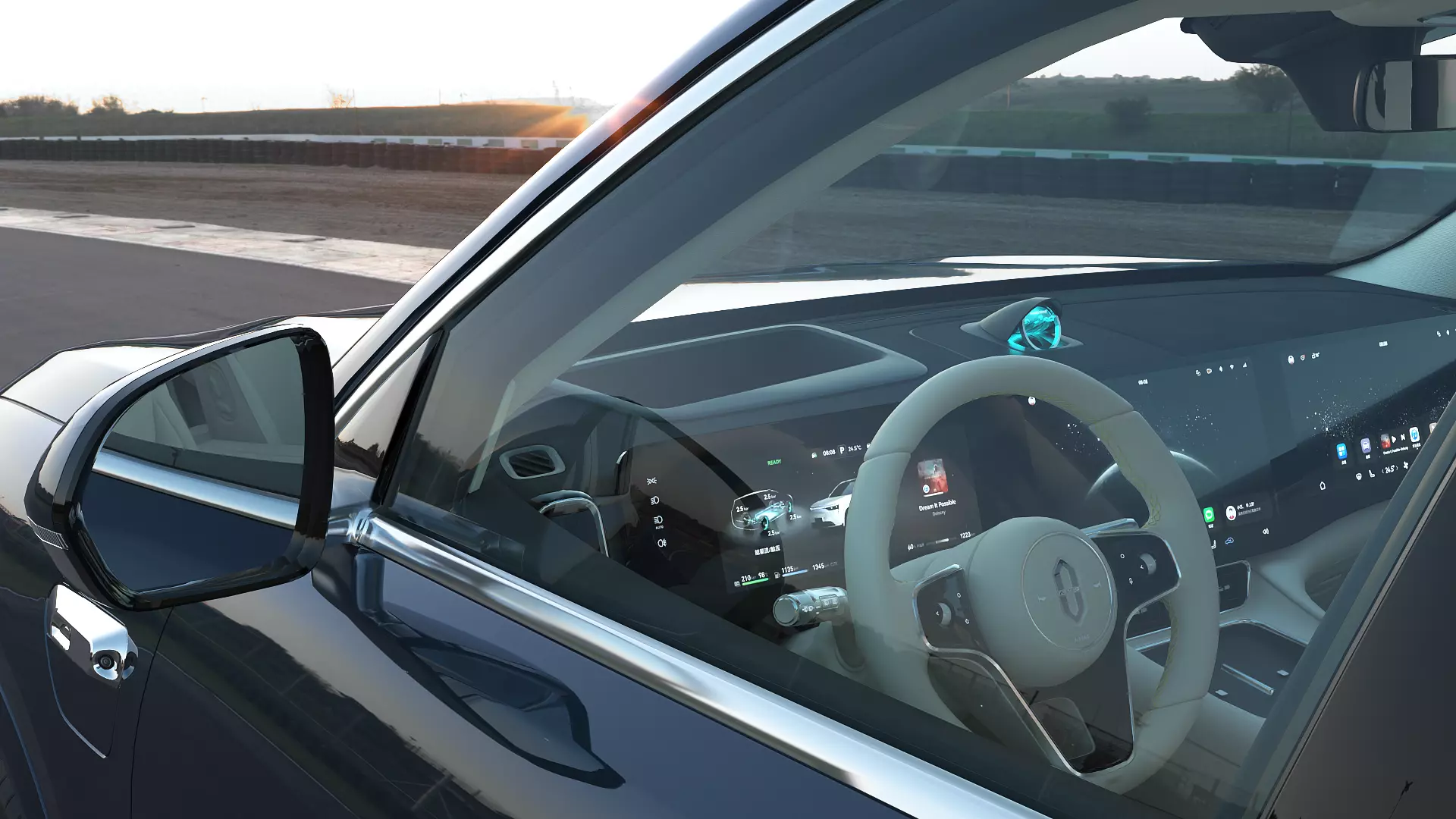 2026 Huawei HIMA Aiot M8 Ultra with interior Low-poly 3D model_4