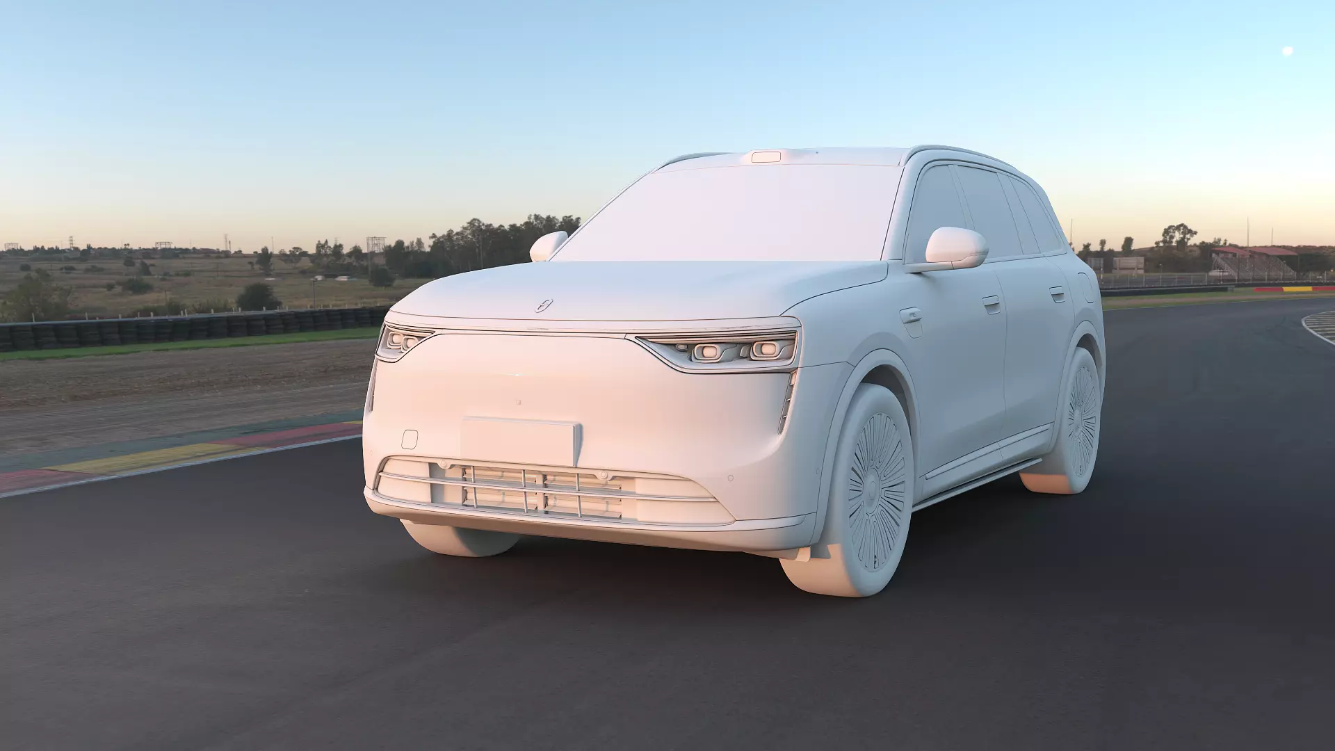 2026 Huawei HIMA Aiot M8 Ultra with interior Low-poly 3D model_11