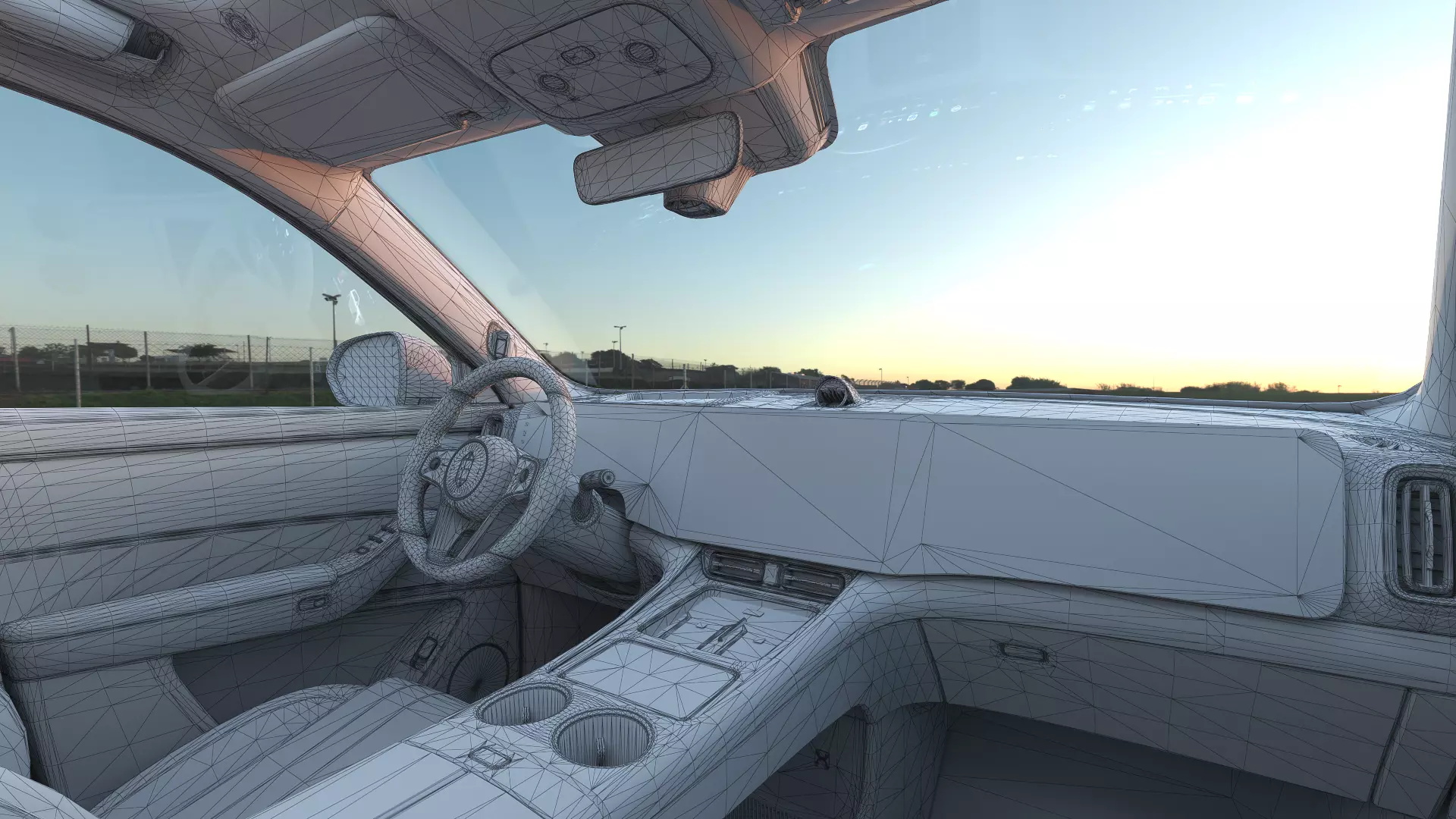 2026 Huawei HIMA Aiot M8 Ultra with interior Low-poly 3D model_20