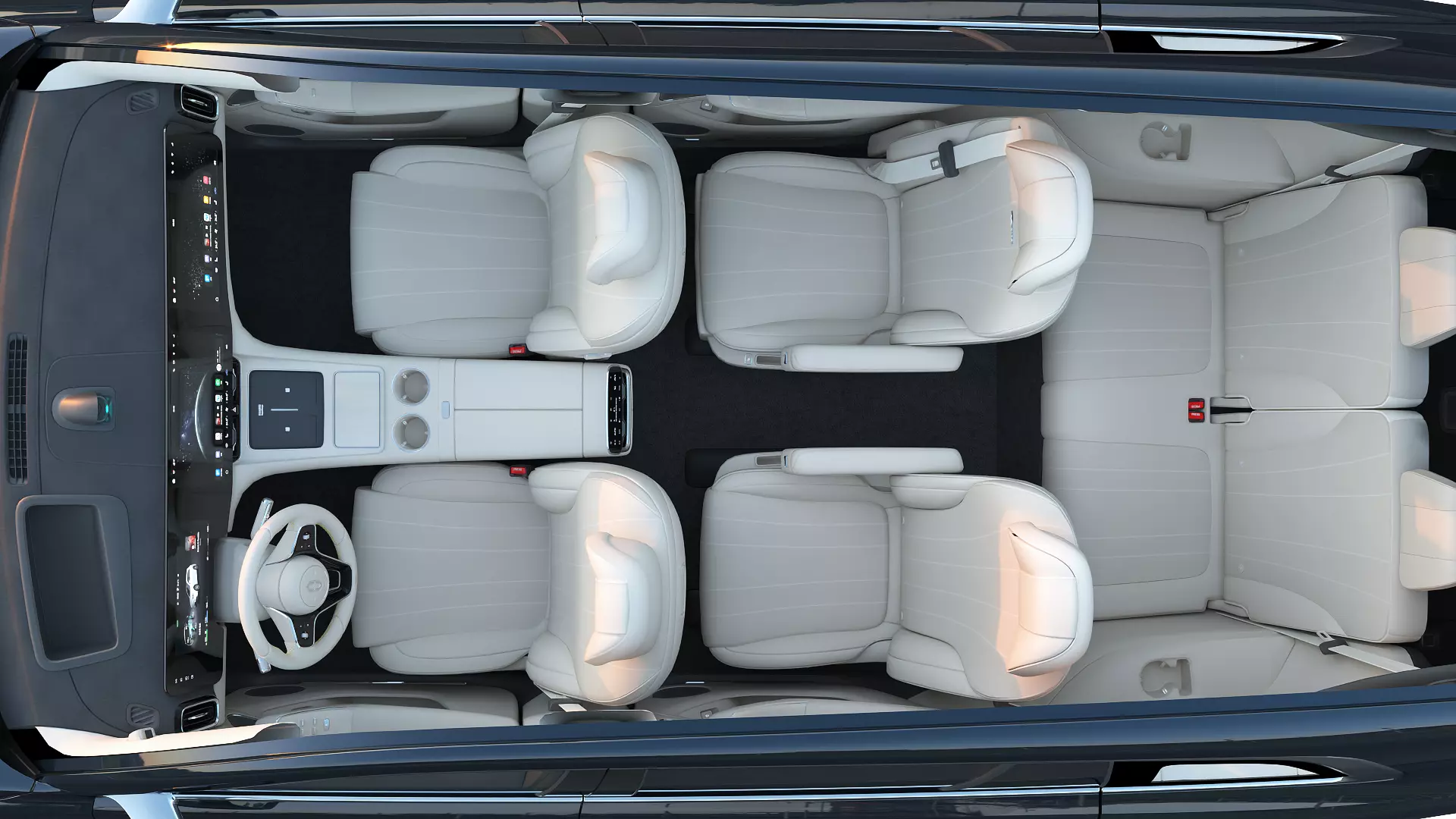 2026 Huawei HIMA Aiot M8 Ultra with interior Low-poly 3D model_7