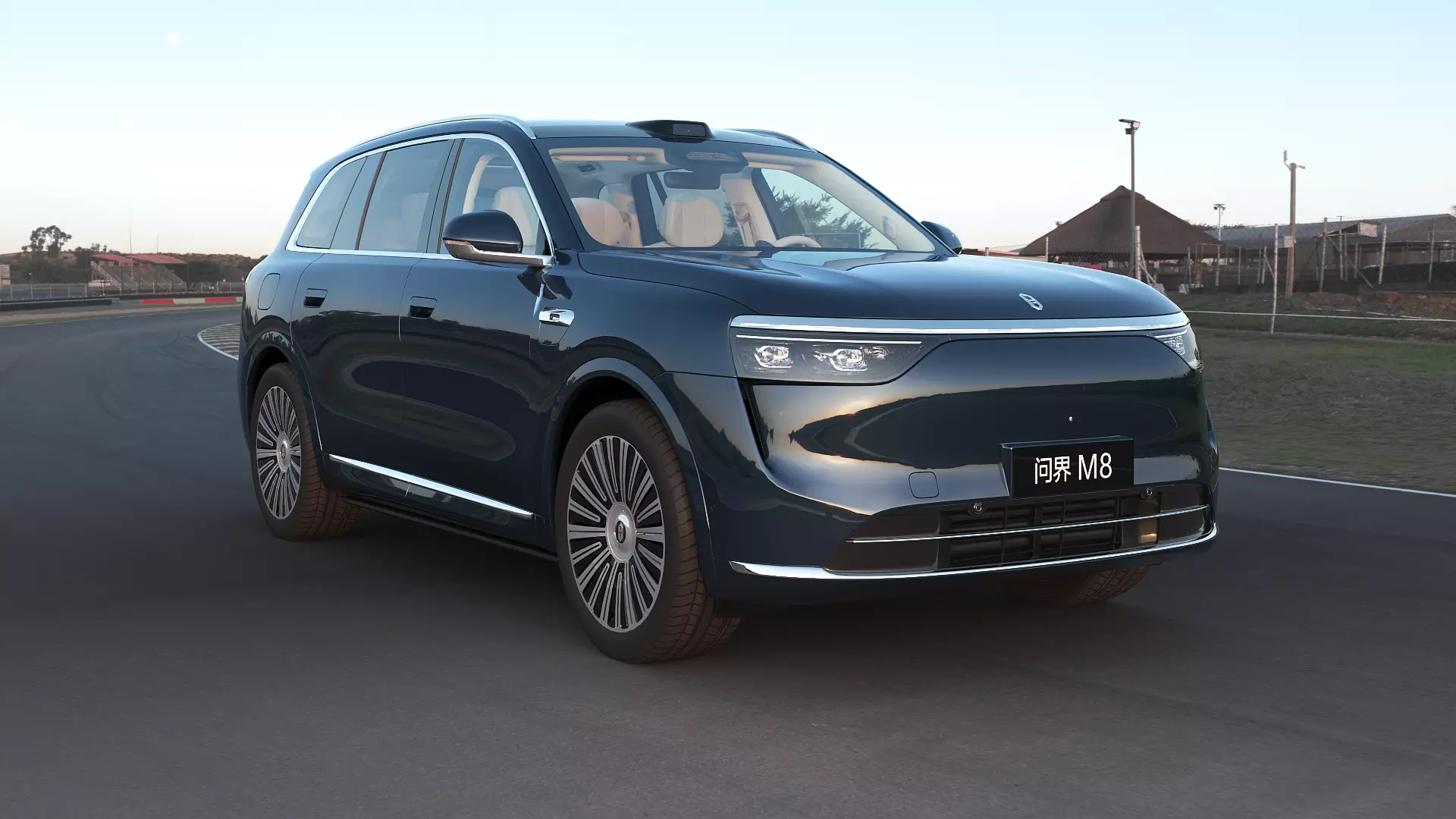 2026 Huawei HIMA Aiot M8 Ultra with interior Low-poly 3D model_2