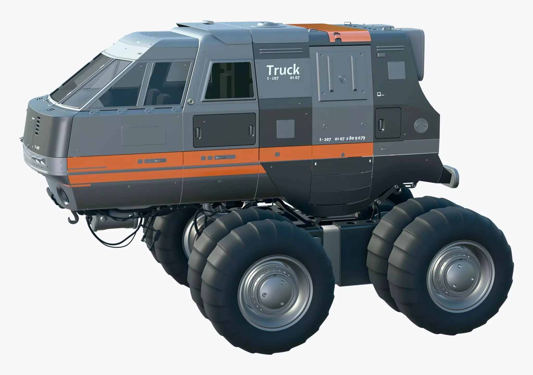 Sci-Fi Exploration Vehicle M1 3D model_3