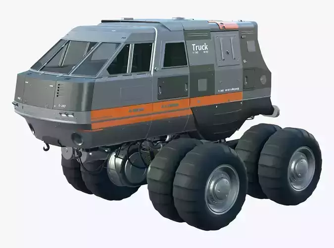 Sci-Fi Exploration Vehicle M1 3D model Sci-Fi Exploration Vehicle M1 3D model
