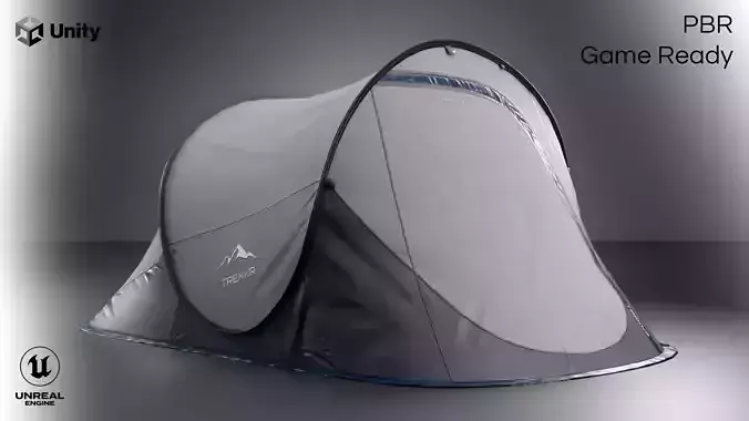 2 Person Camping Tent - Game Ready PBR