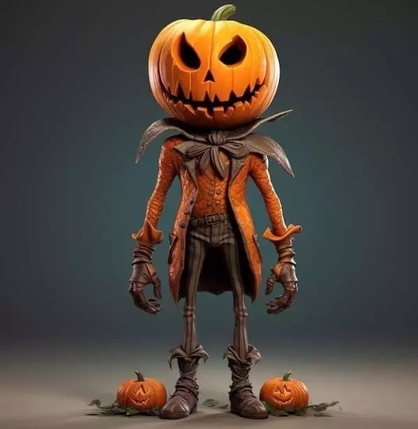 Lord Pumpkin Model 04 3D print model_7