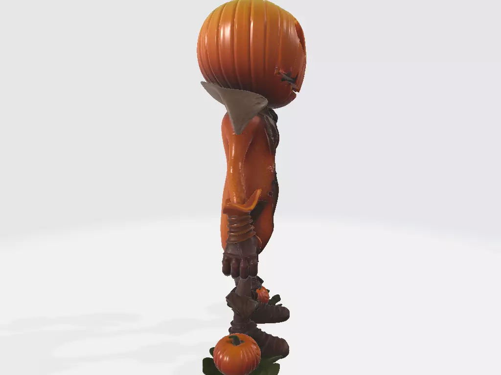 Lord Pumpkin Model 04 3D print model_4