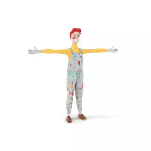 Colorful Clown Character model pack