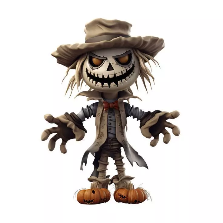 Scarecrow Model 02 3D print model_6